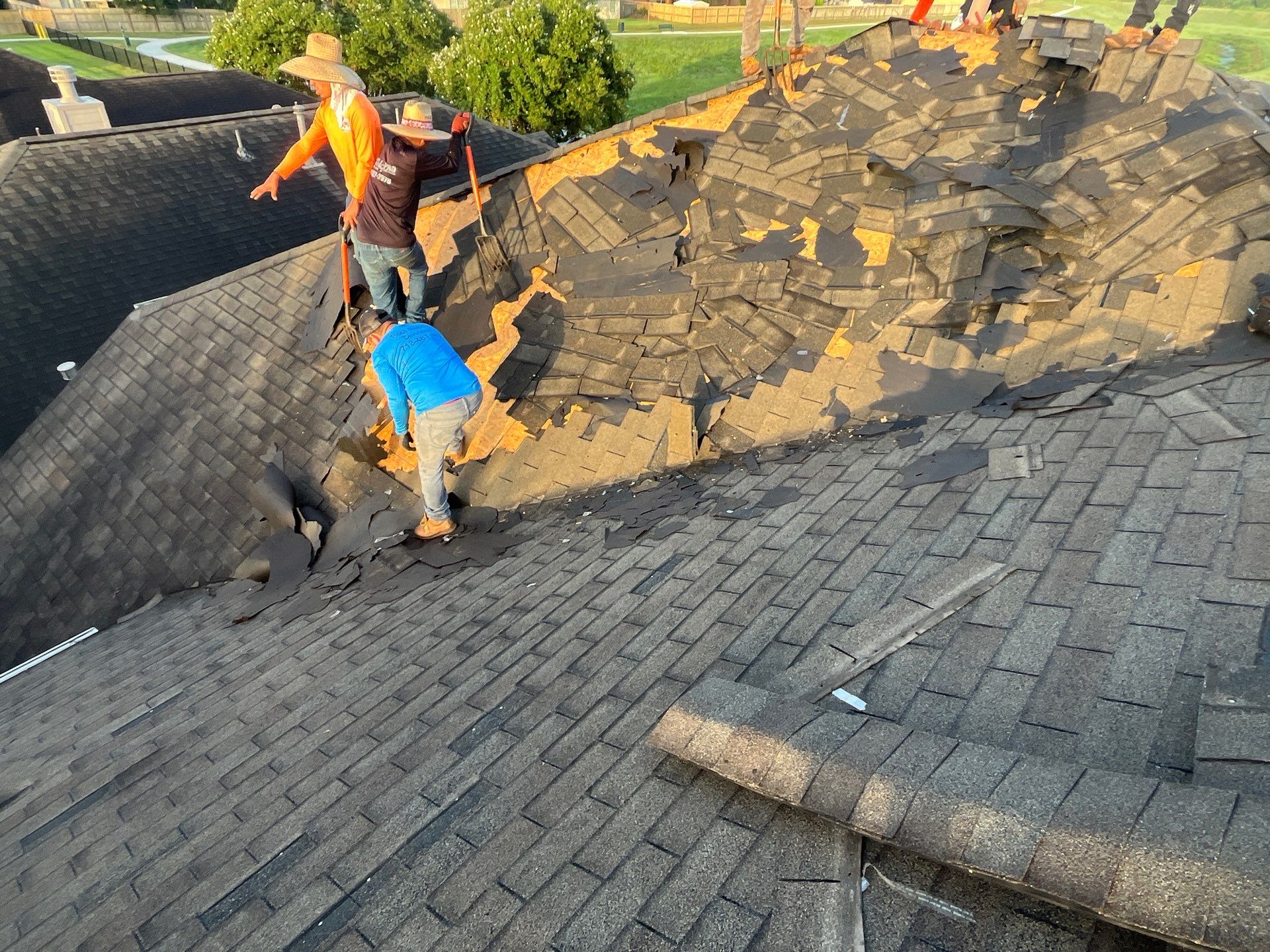 Residential Roofing Installation using Owen's Corning Duration (Lifetime) Shingles by Roof Repair Company