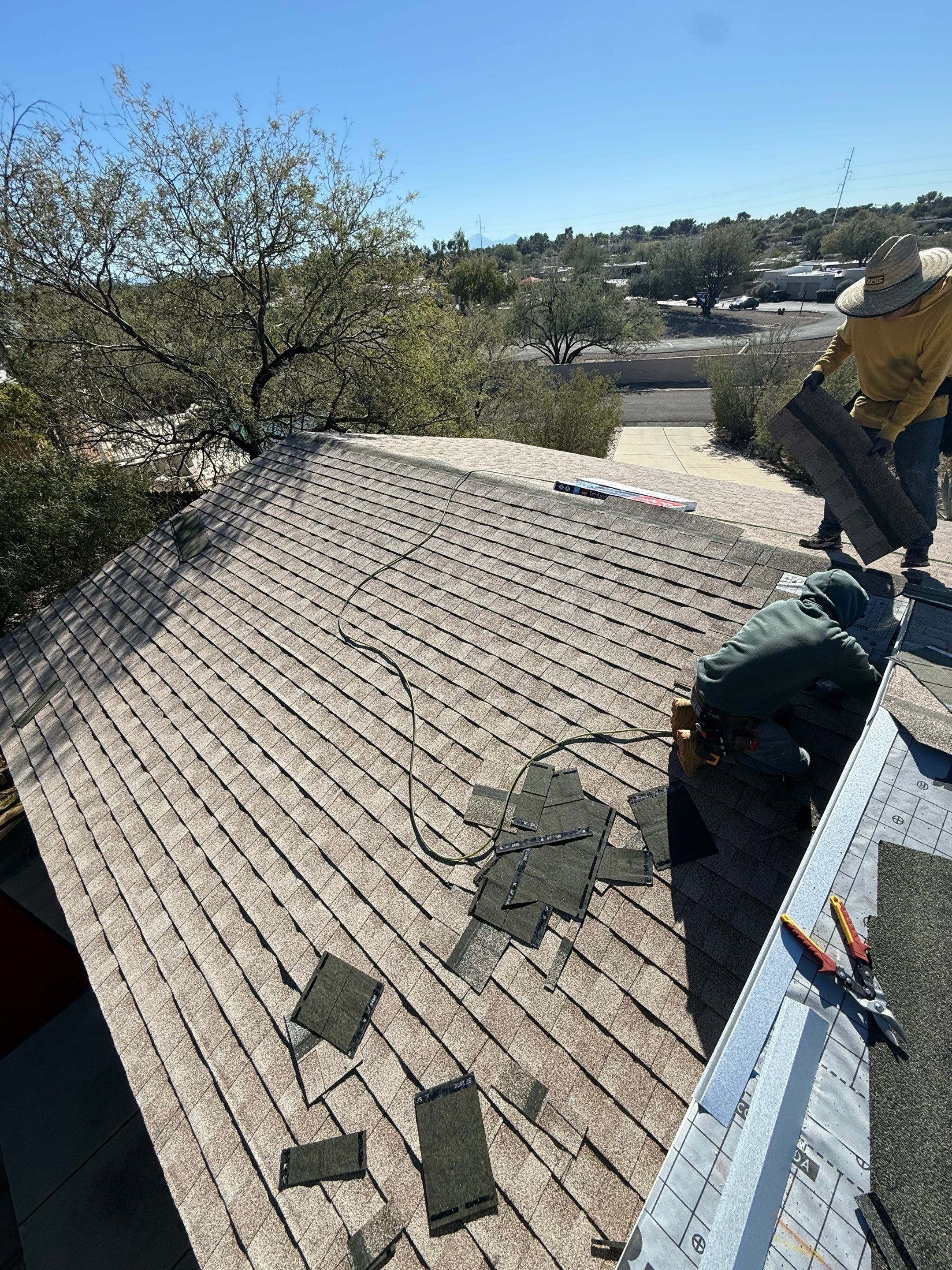 Project in Tucson by West Coast Roofing AZ