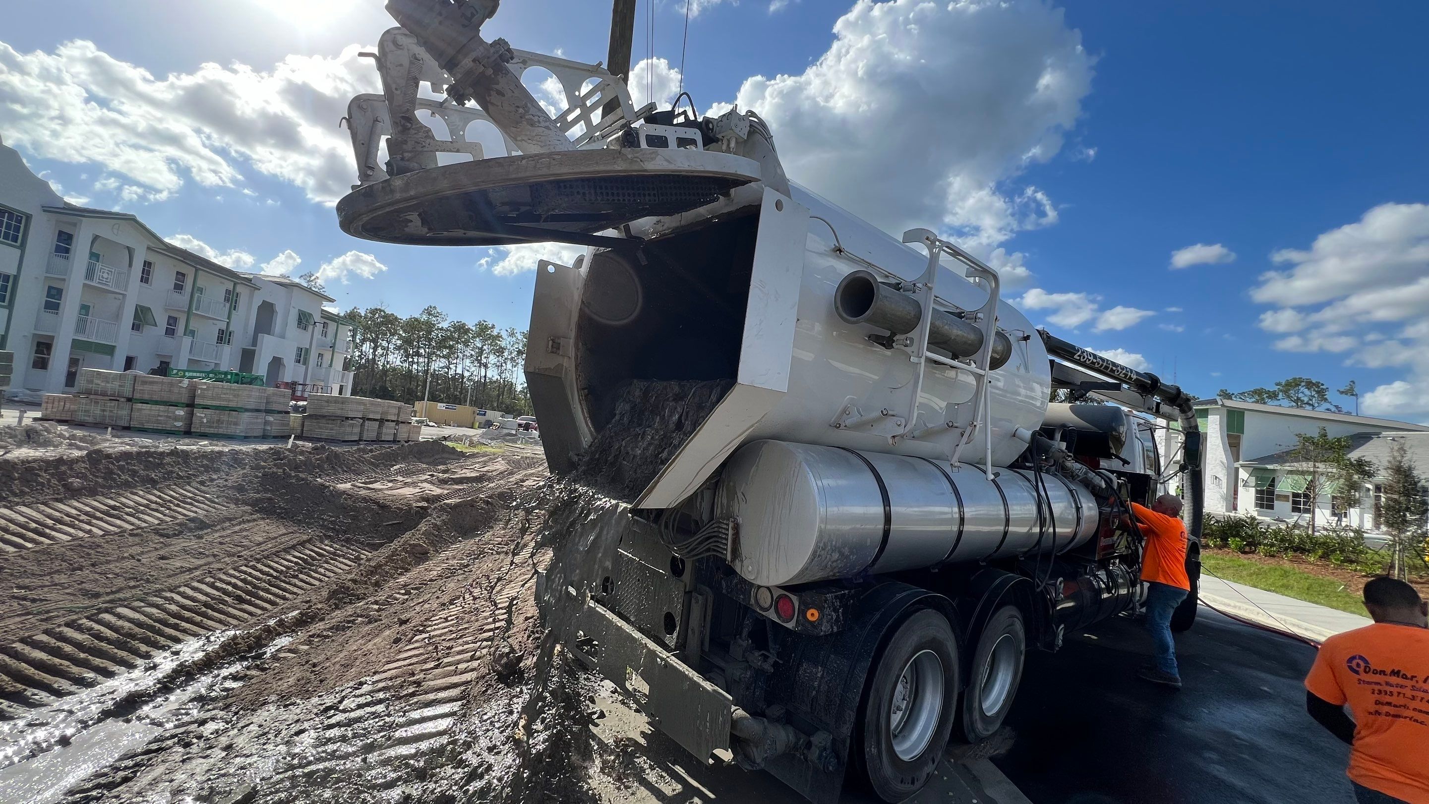 New Construction Condo Community Stormwater System Maintenance by Don Mar, Inc. Storm Water Solutions
