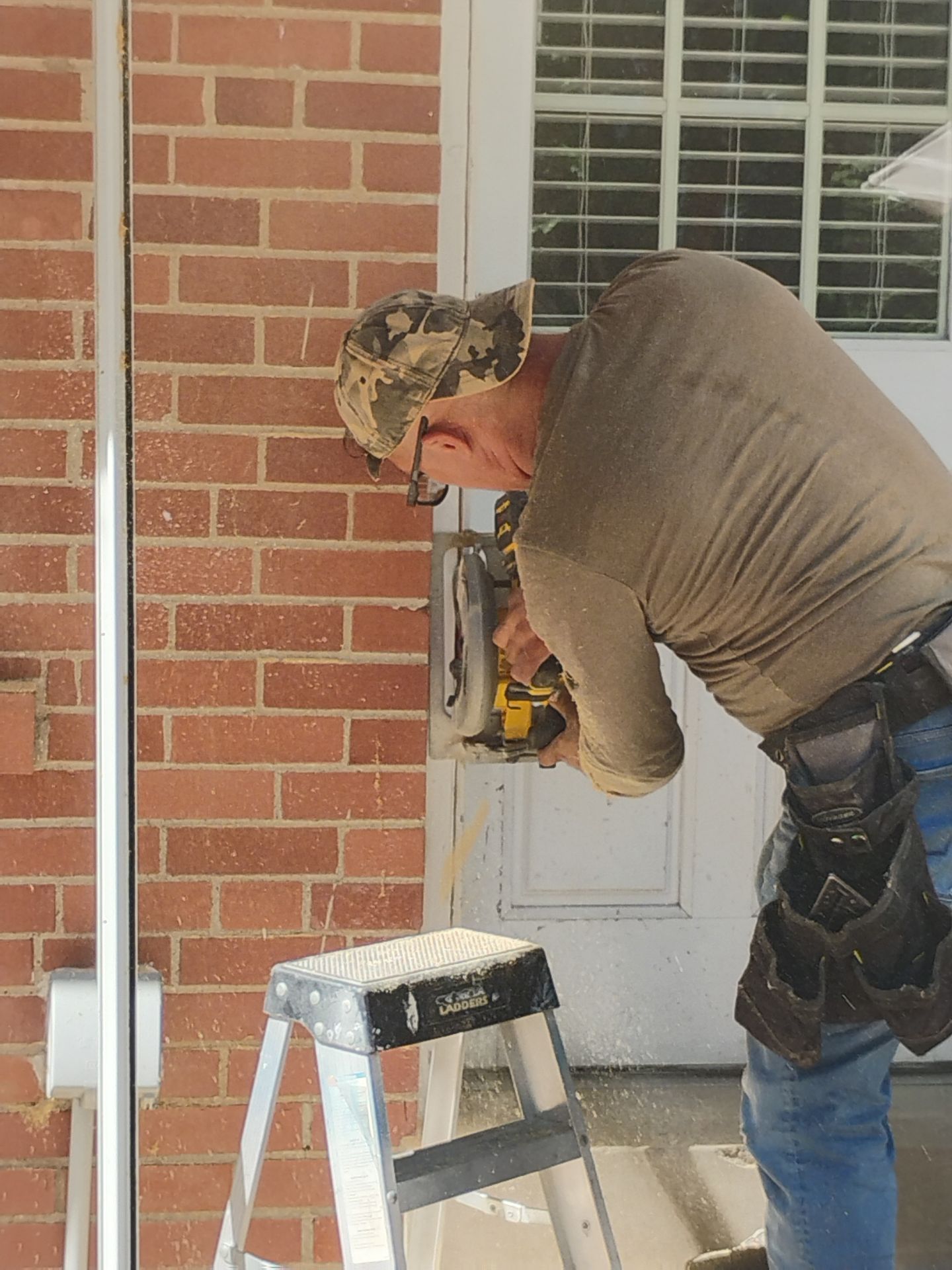 Dual Storm Door & Recessed Lighting Installation – St. Louis, MO by Legendary Services Company LLC.