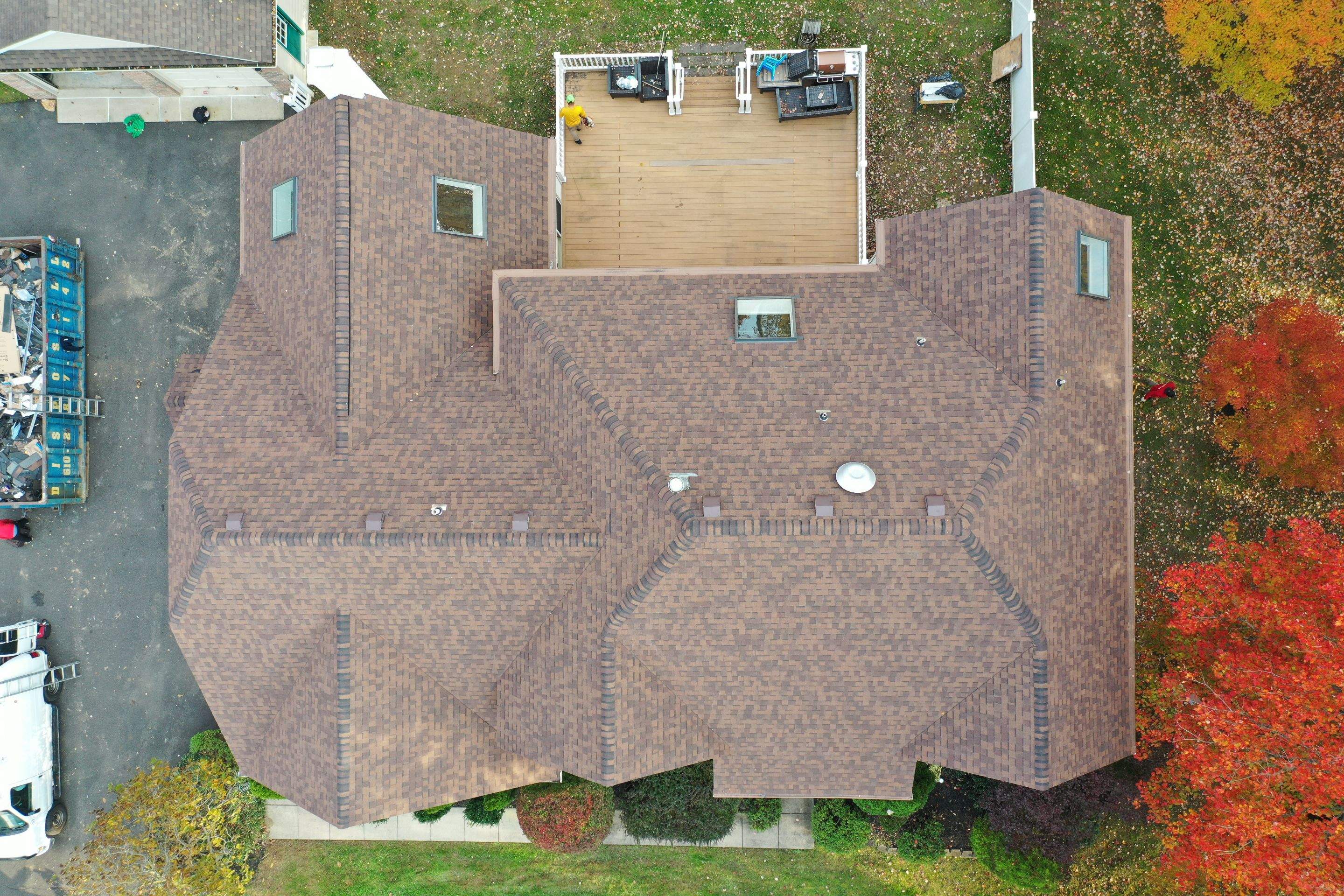 Roofing Installation using CertainTeed Landmark - Burnt Sienna by Storm Guard of Ches-Mont PA