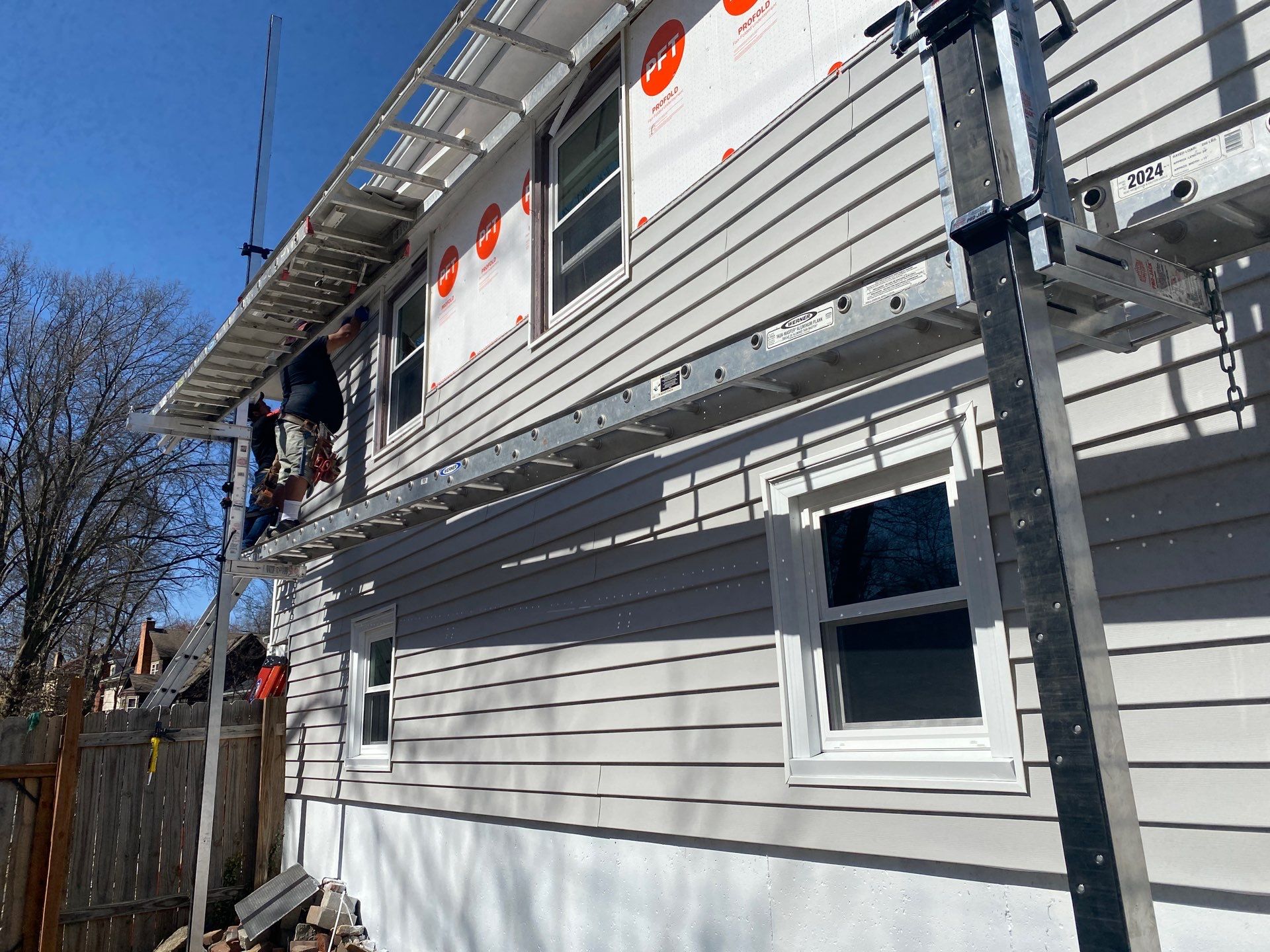 Installed New Vinyl Siding by EEC Windows, Siding & Roofing