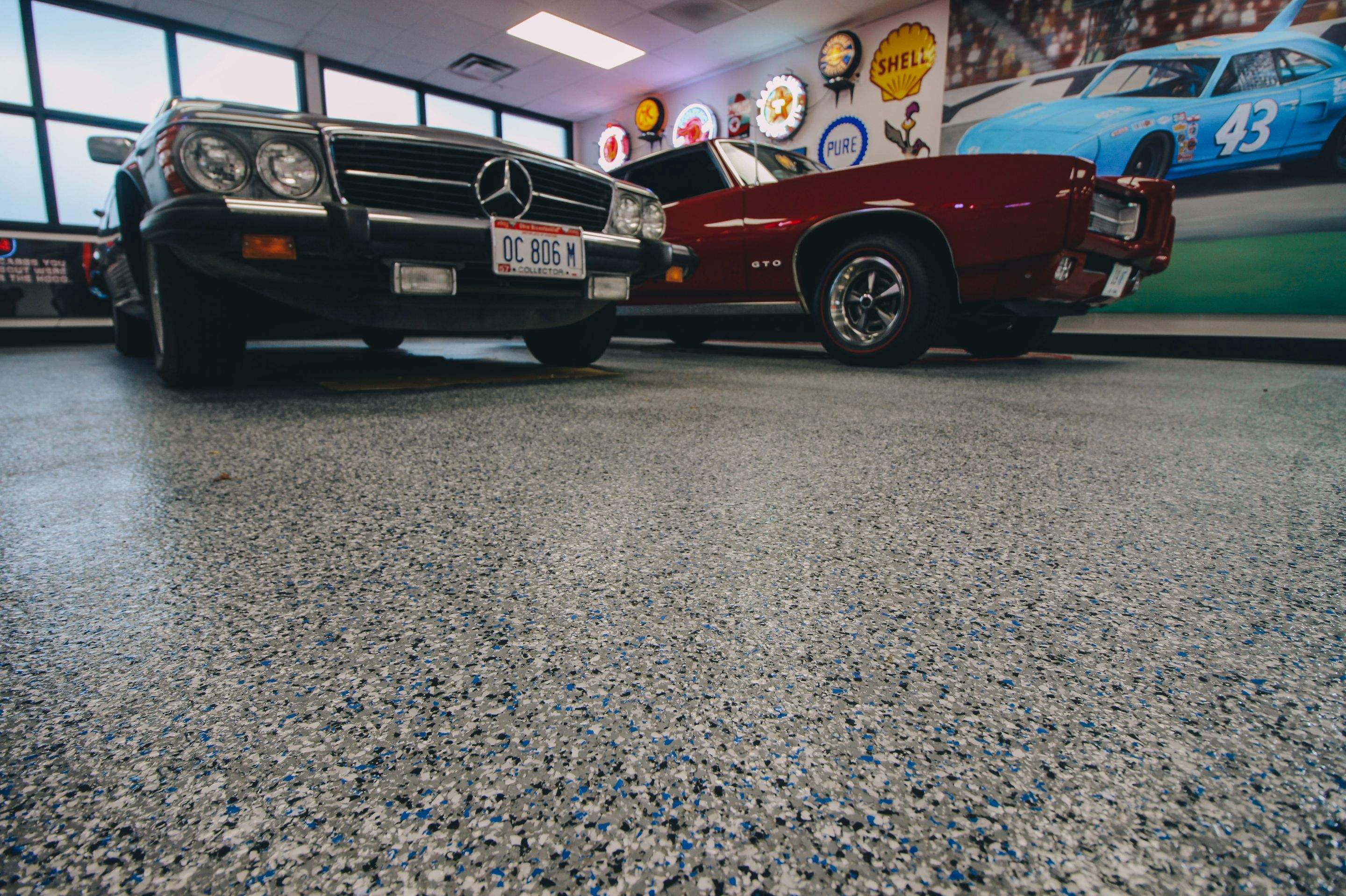 Commercial Space using Galaxy Blue by Your1DayFloor.com