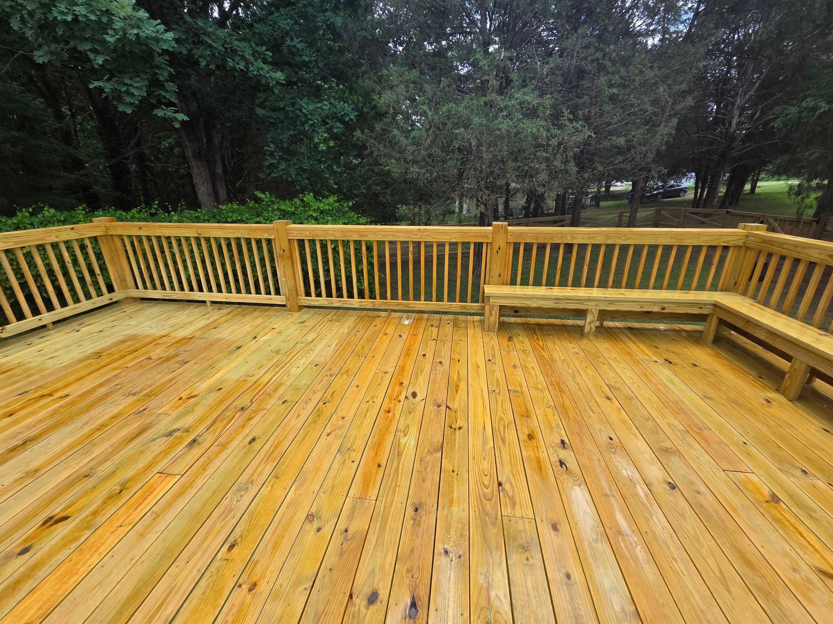 Fence and Deck using Wood Sealant by DuraSeal