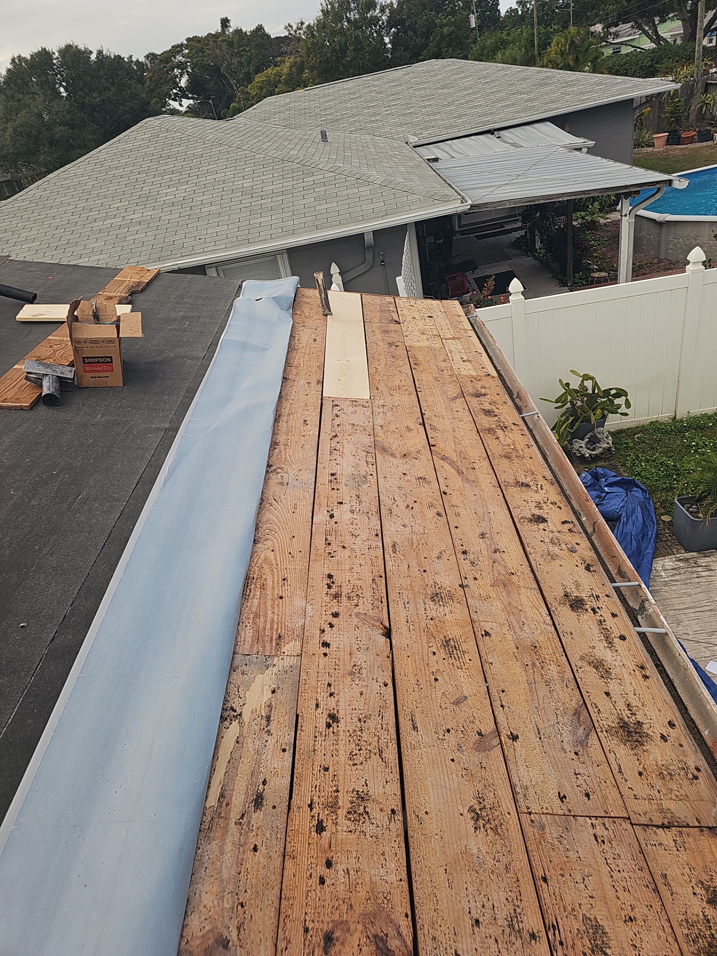 Project in St. Petersburg 33713 by Mitchell Roofing Company LLC 