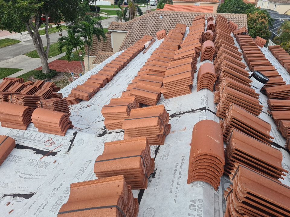Residential Roofing Installation using Eagle Roofing Tile by BLUES BROTHERS ROOFING