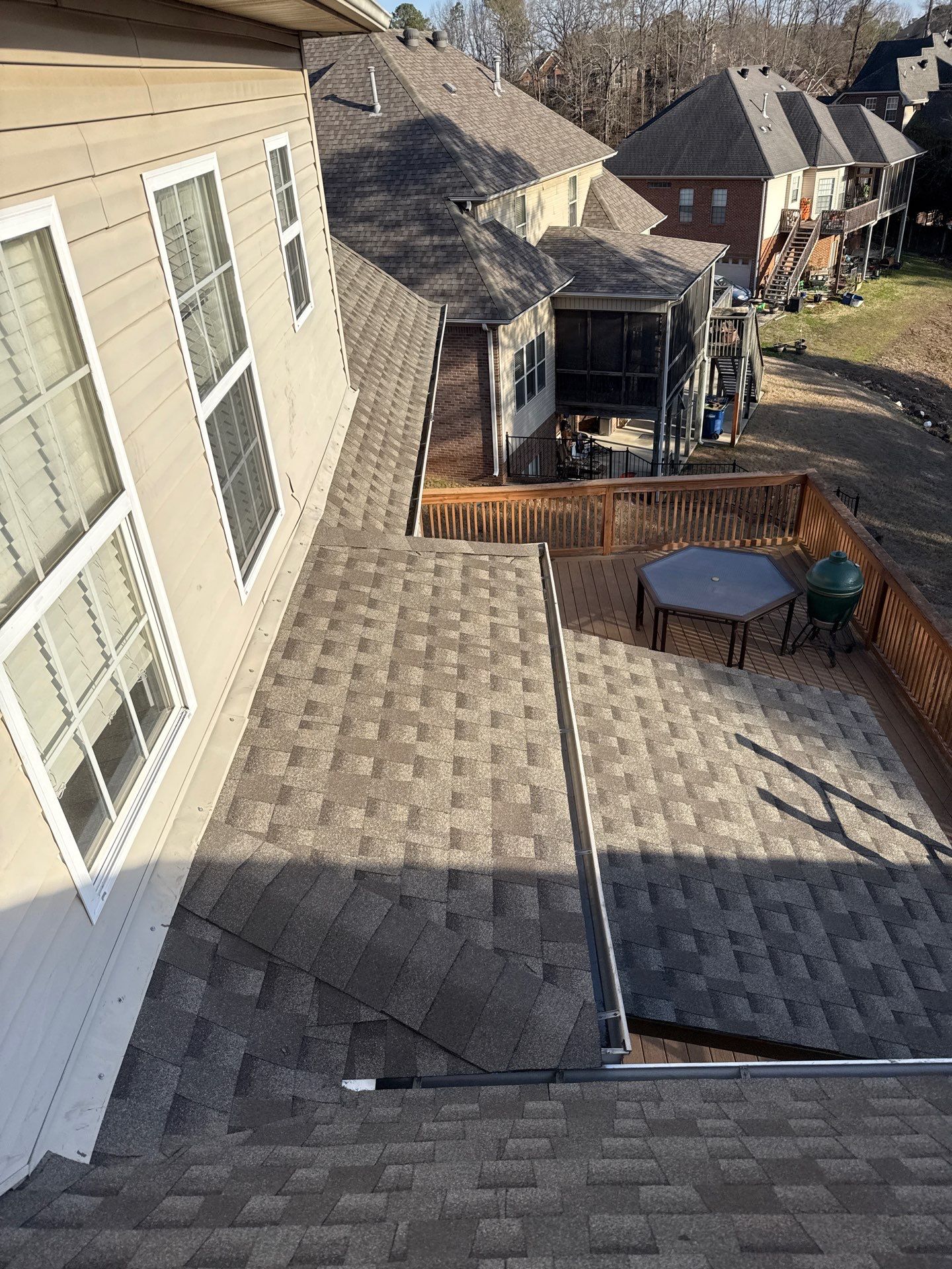 Roof Replacement in Alabaster (Weathered Wood) by The Roofing Dudes