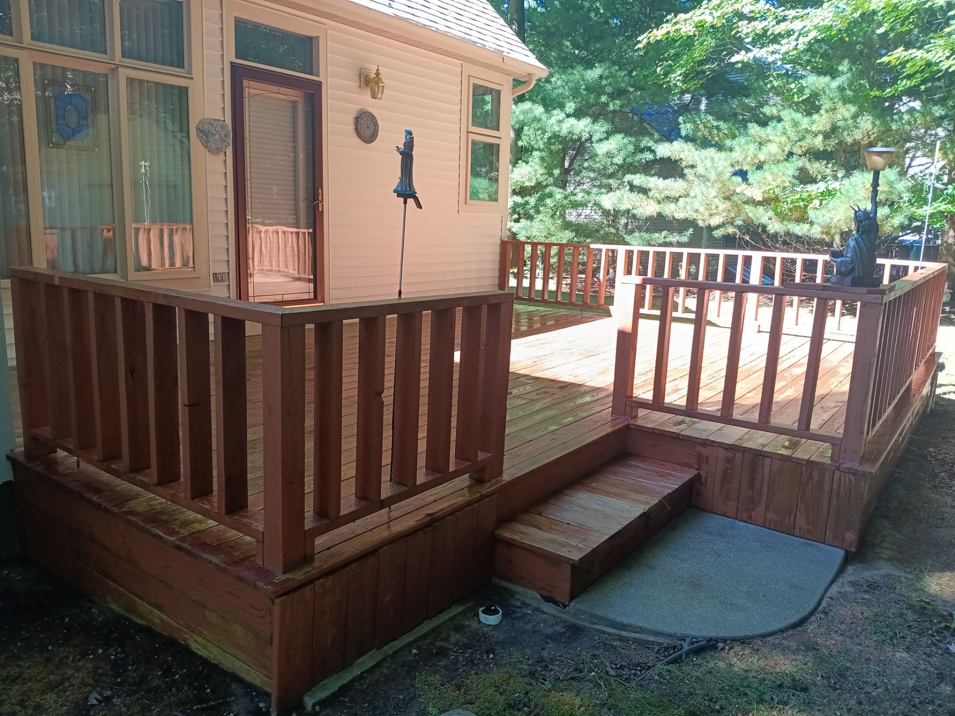 Deck washing and Solid Staining! by Gordon Painting