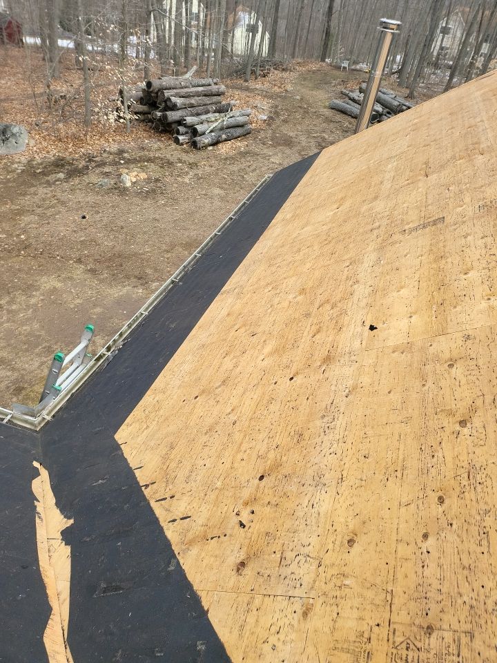 Residential Roofing Installation using Owens Corning TruDefinition Williamsburg slate by A Plus Exterior