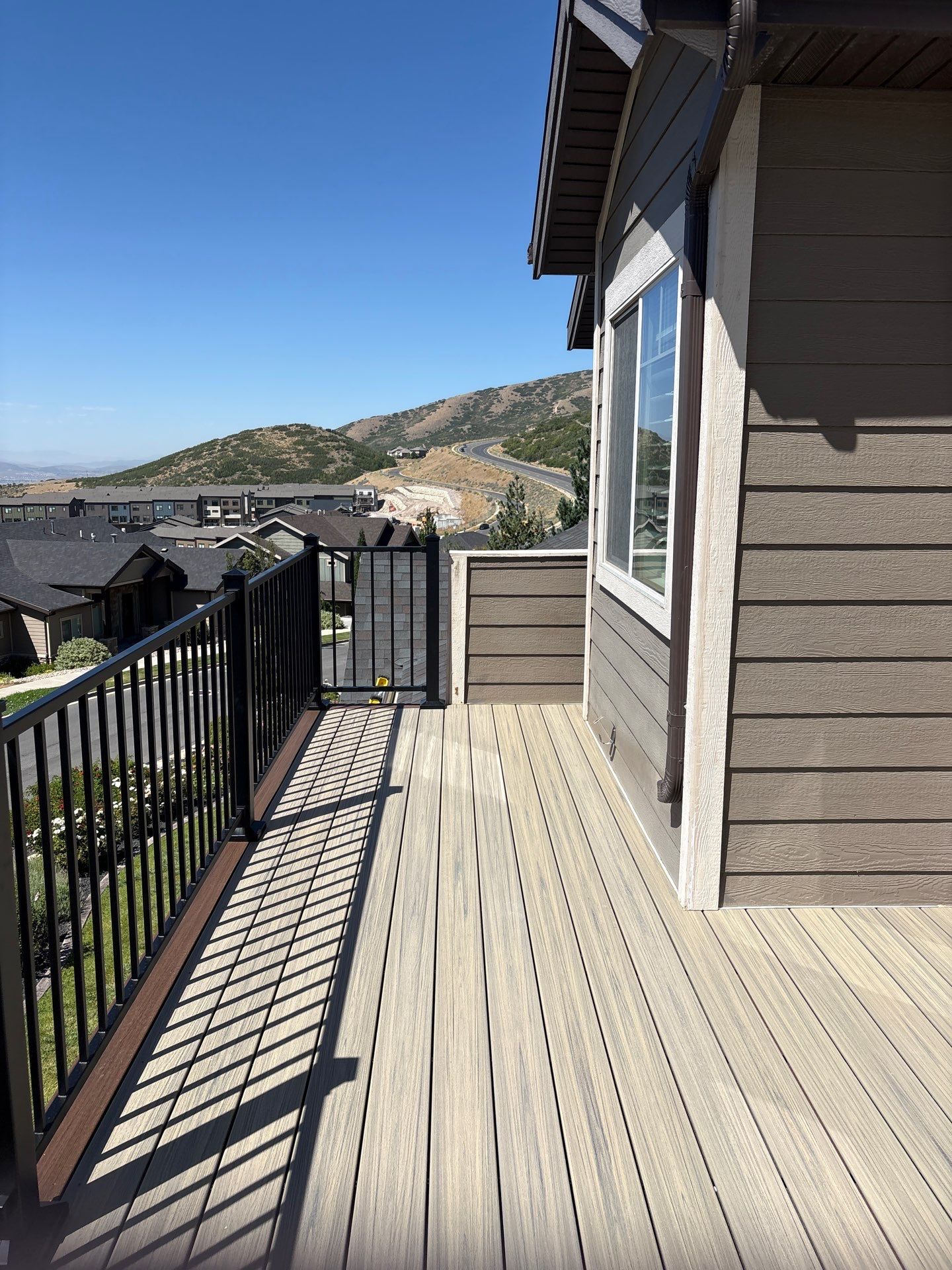 Expanded Deck with Covered Outdoor Living by SAGE Decks