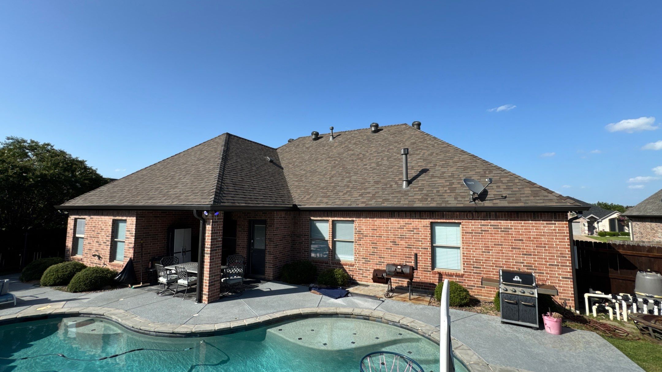 Residential Roofing Installation using Malarkey Vista AR by Harvey Roofing & Construction