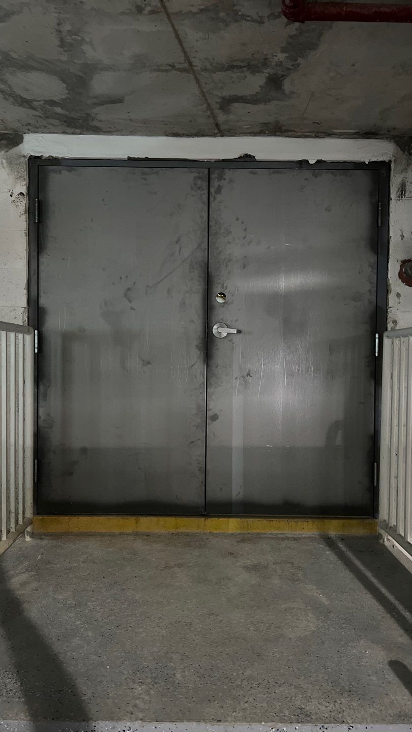 Commercial Stairwell Door Replacement & Hollow Metal Door Retrofit – Pompano Beach High-Rise by The Door Doctor of South Florida, Inc.