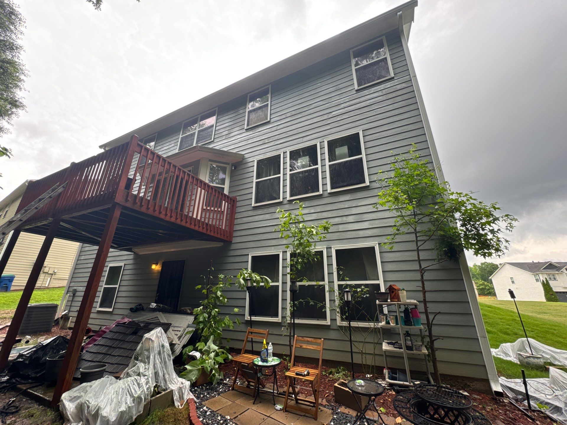 Full Exterior House Painting and Color Transformation in Atlanta by Swift Home Renovations