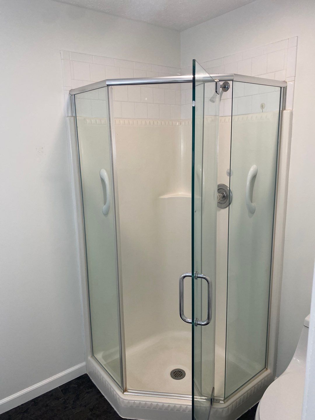 Corner Shower to Full Shower by BathPlanet SW Virginia