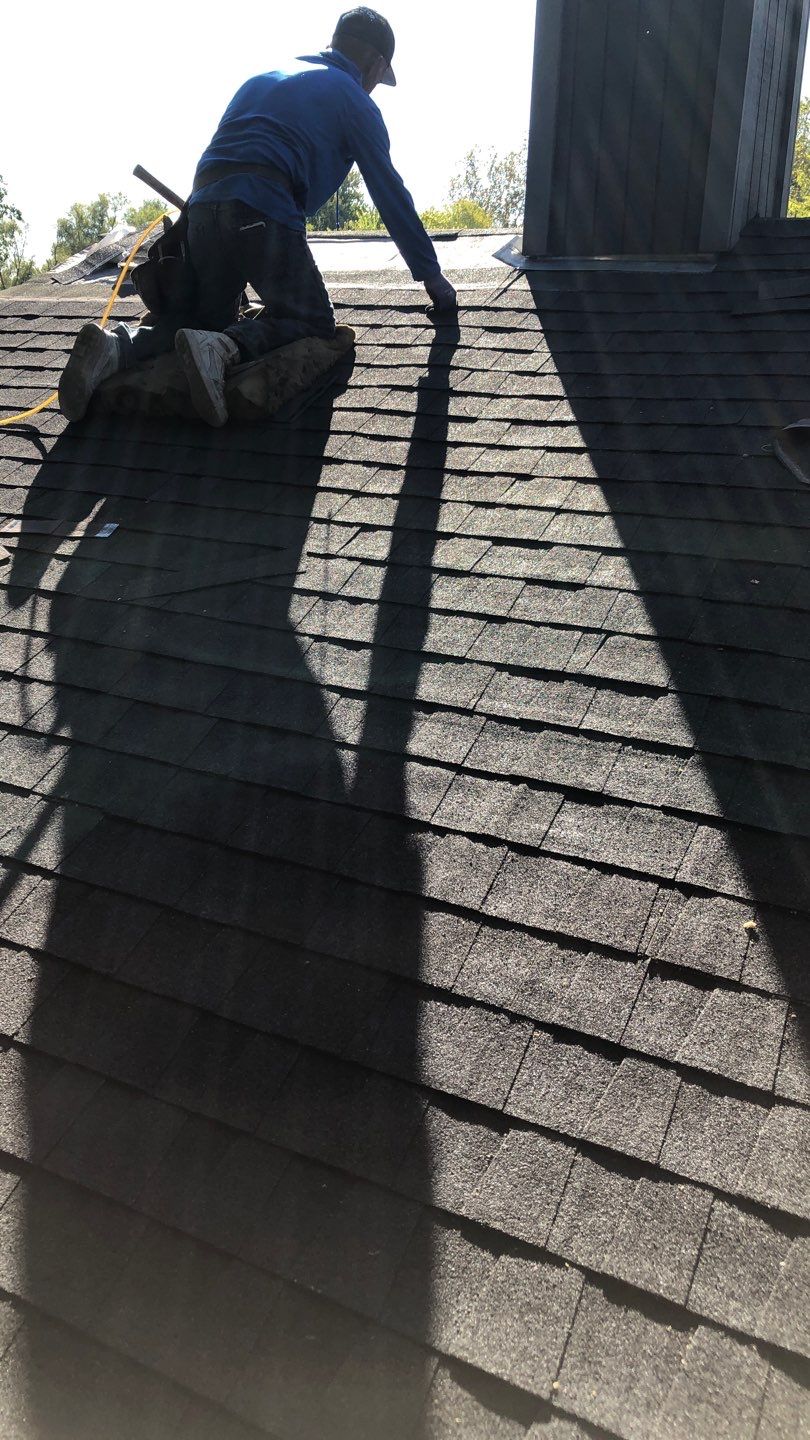Residential Roofing Installation using GAF Natural Shadow  by A & H Roofing and Contracting
