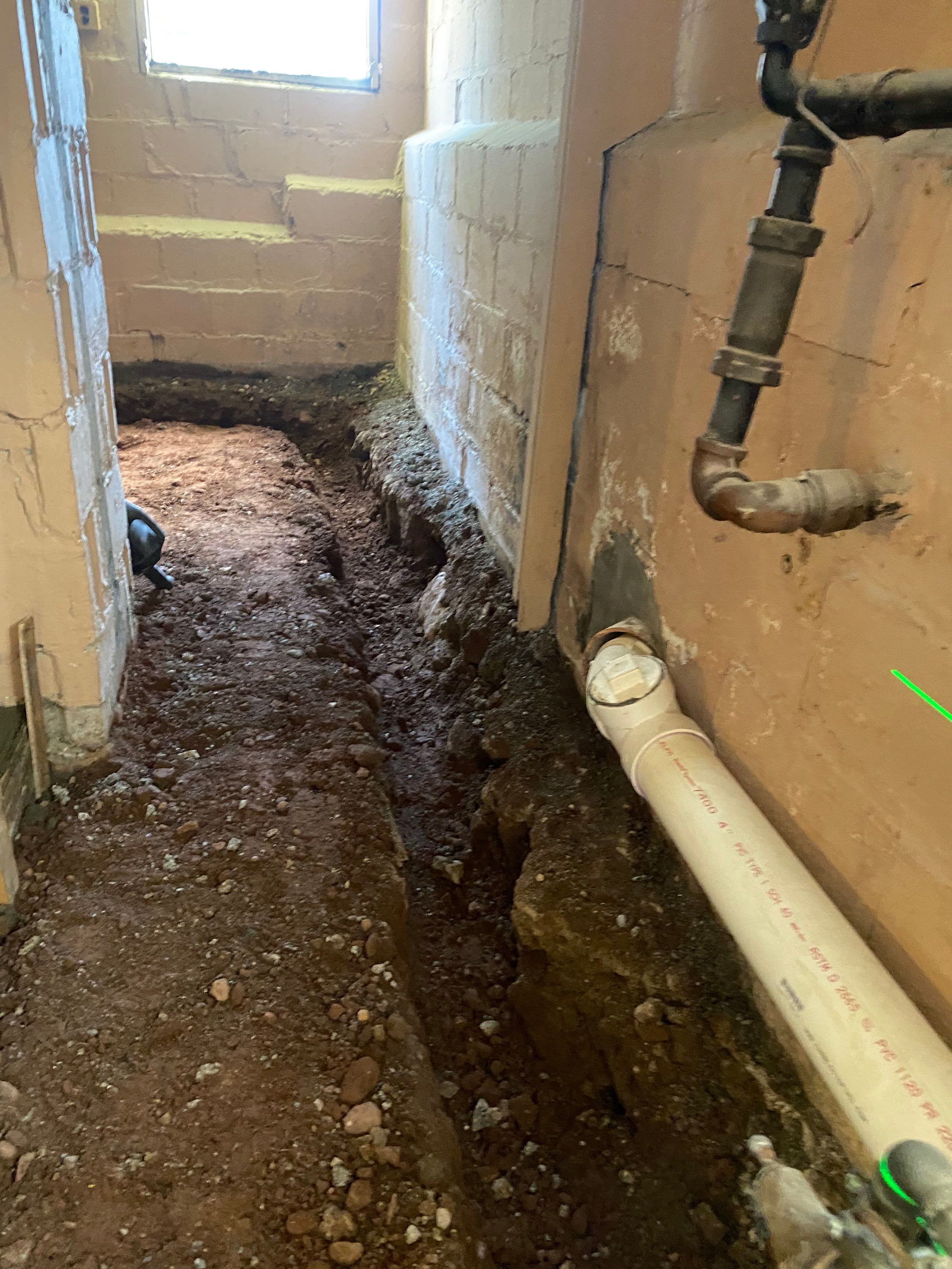 Interior French Drain, Lally Column Replacement & Concrete Floor Replacement in South Orange, NJ by Pure Service Pro, LLC