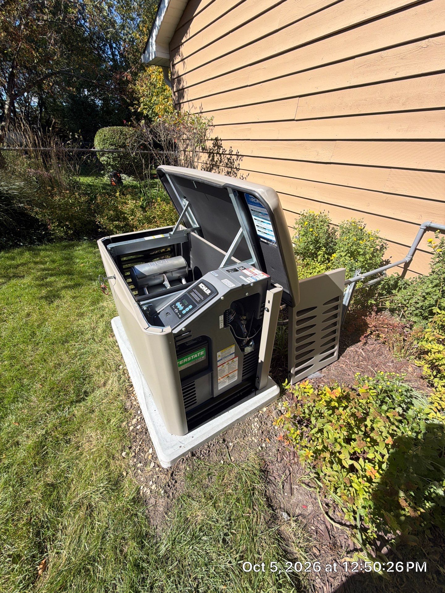 KOHLER 14kW Standby Generator Installation in Winthrop Harbor, IL by GSHA Services LTD