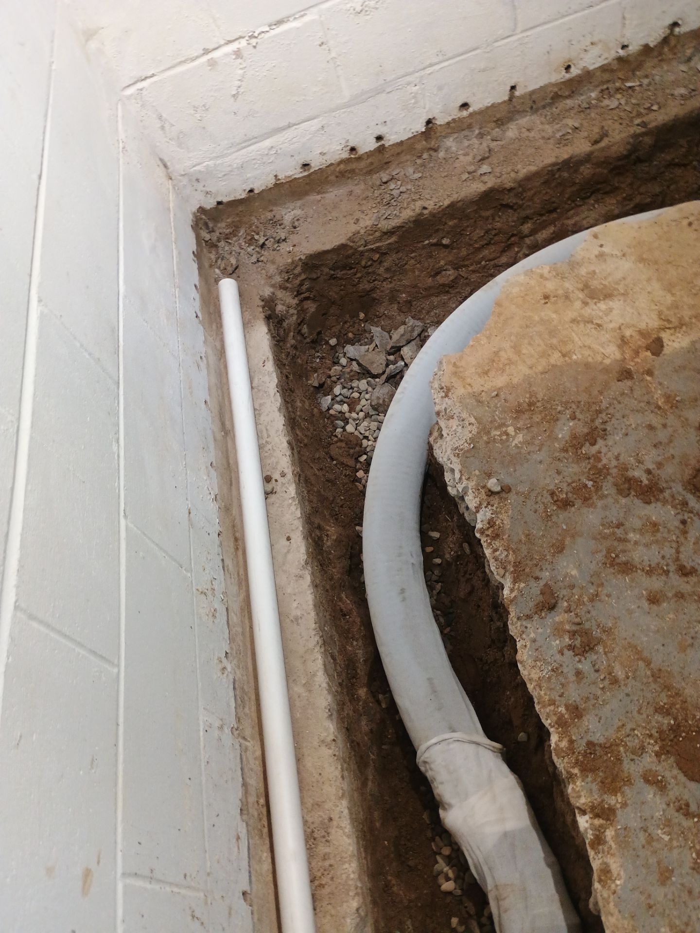 Interior Drain Tile Installation in Columbia Heights, MN by Waterproofing Northeast