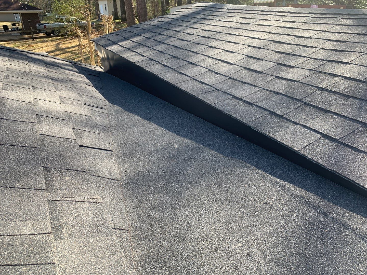Roof Replacement with Custom Flashing by Halo Roofing and Restoration