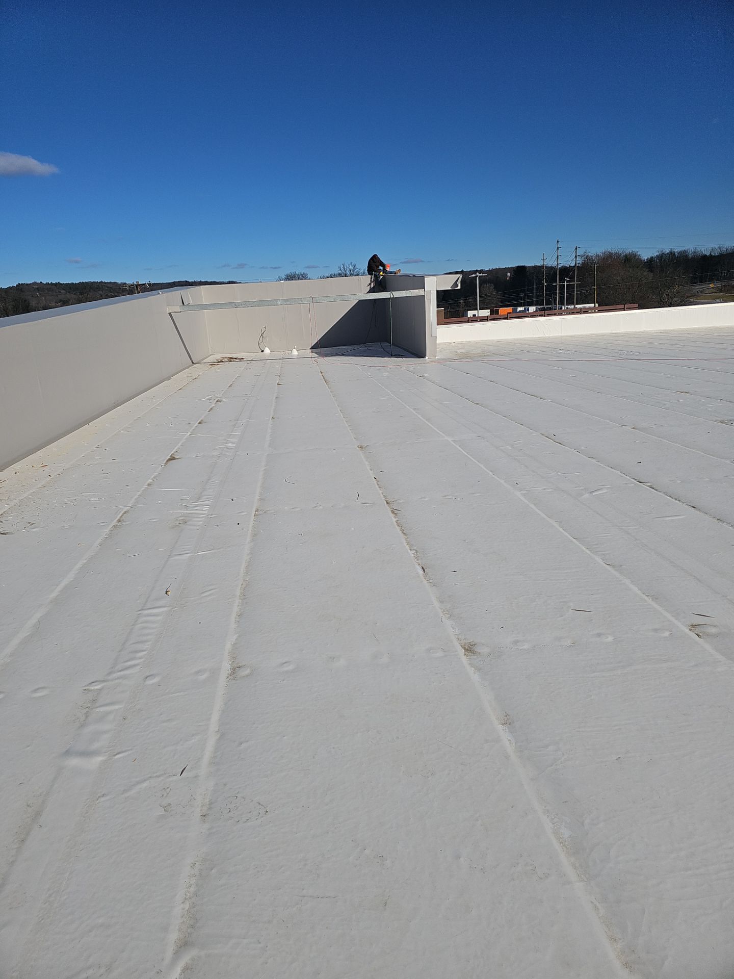 Commercial Roofing Installation using Insulated roof and wall panels by Nitro Roofing and Construction
