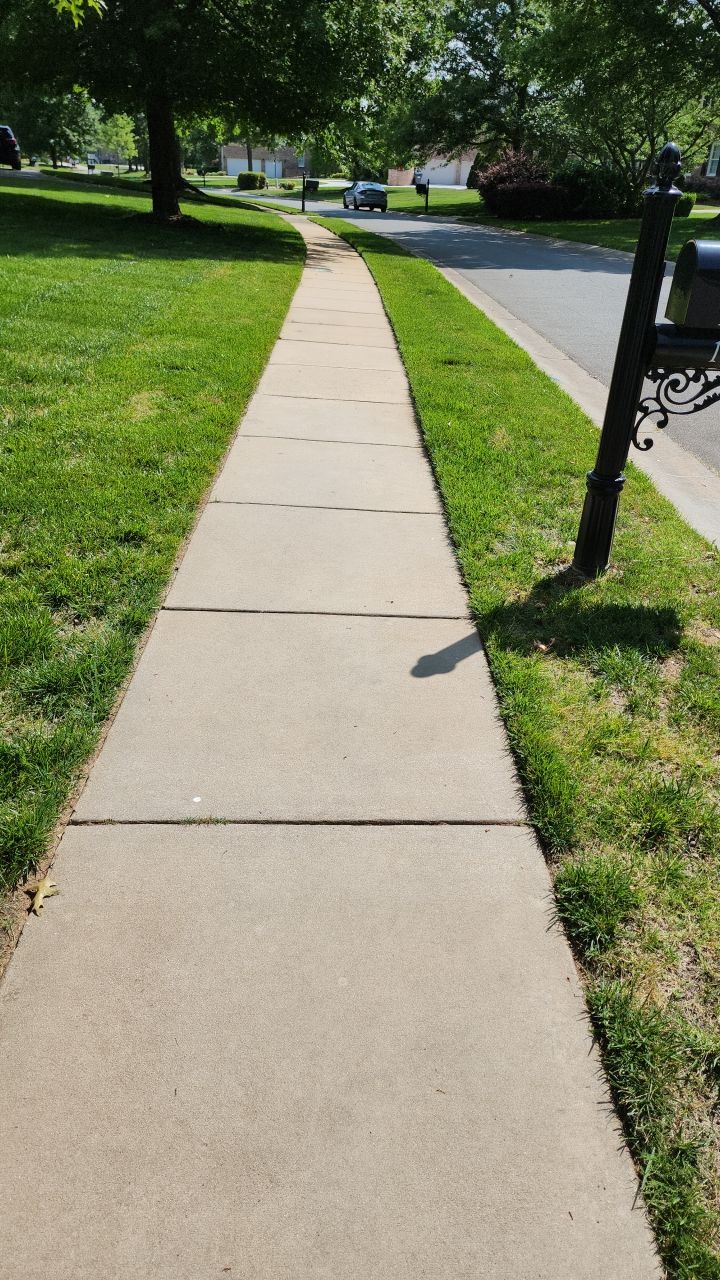 concrete Clean using cleaner by G&H Home Tech Pros LLC