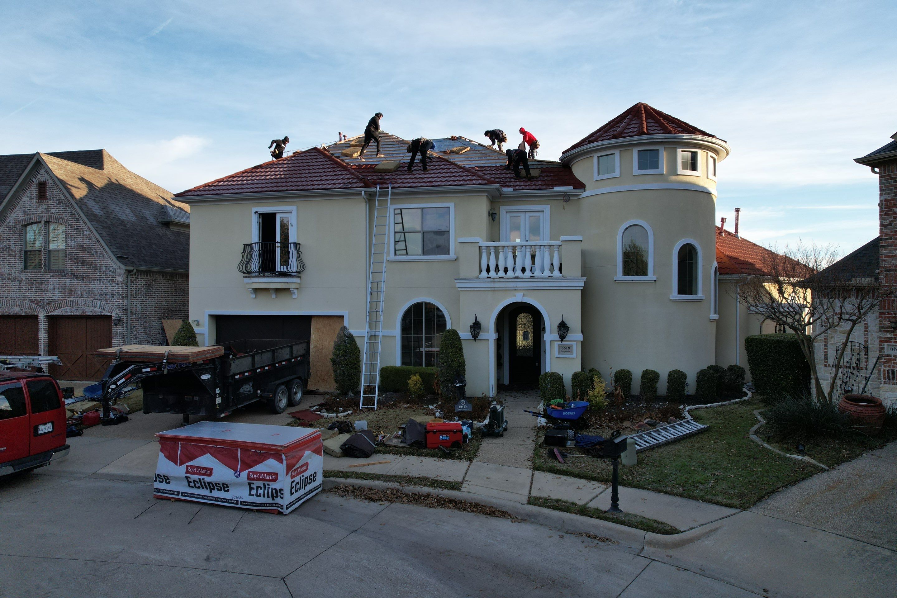 Project in Garland  by Zeus Exteriors