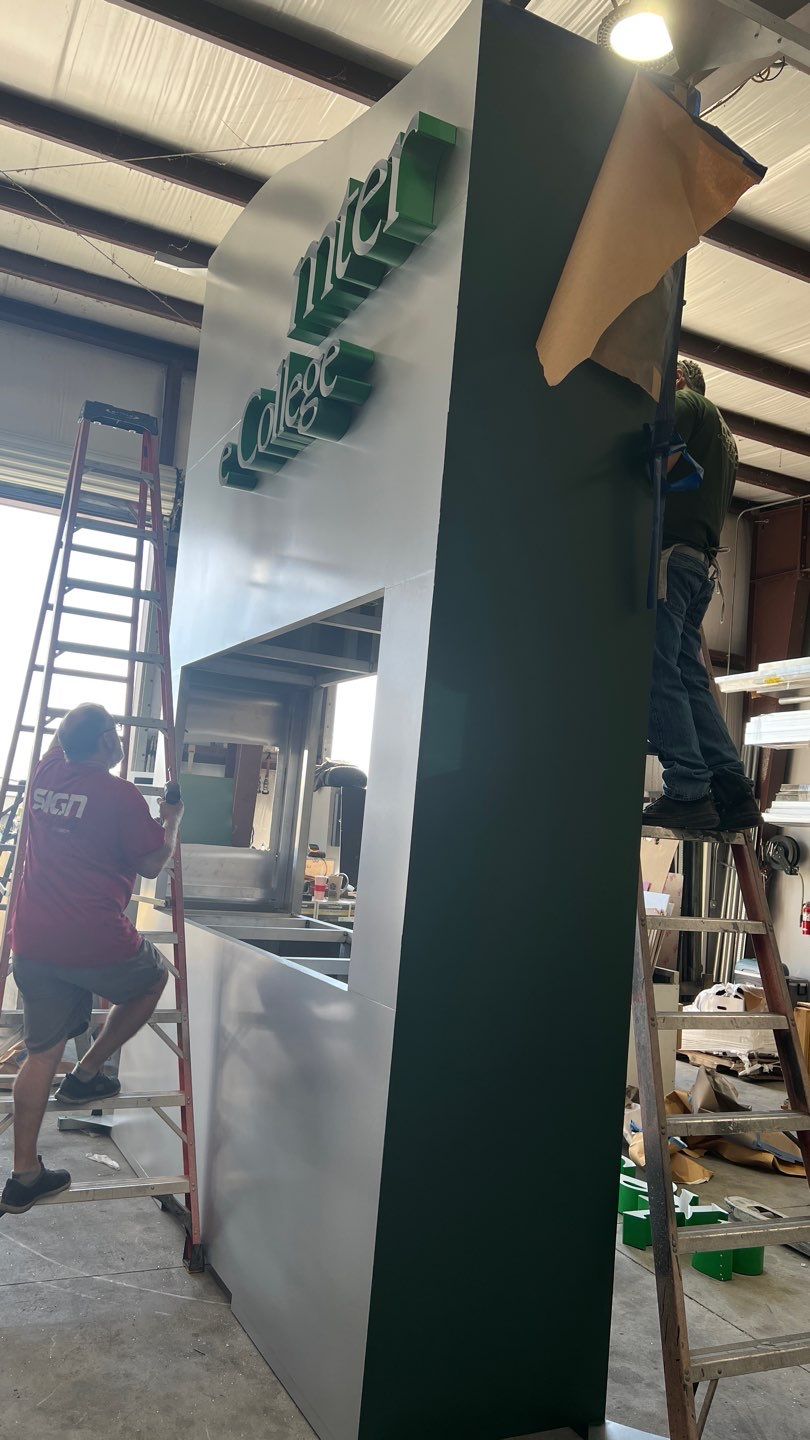 Monument Sign for Lake Sumter State College by SignCrafters