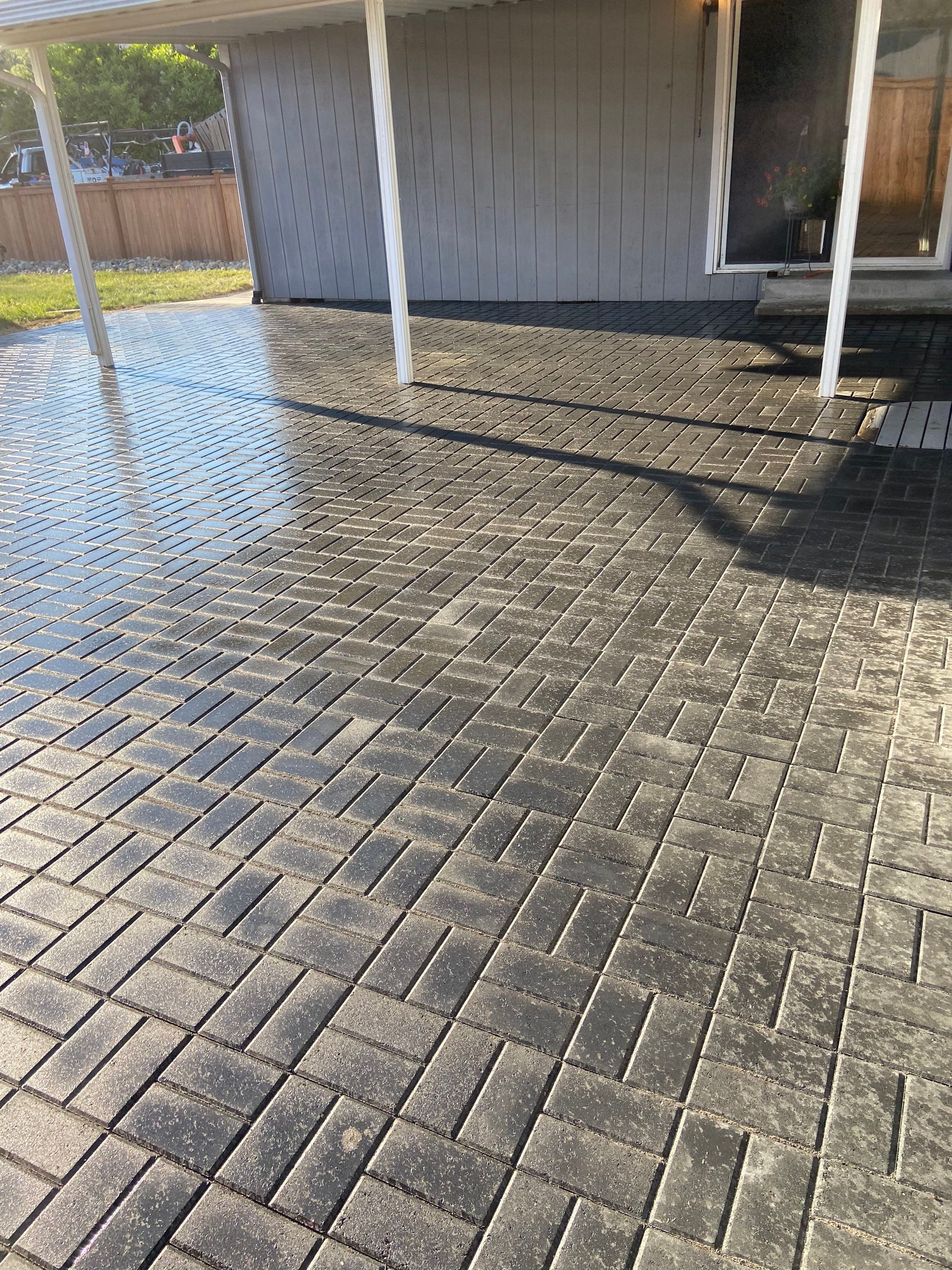 Connie G. Pavers Patio and Gravel Driveway by Jireh Asphalt & Concrete Inc 