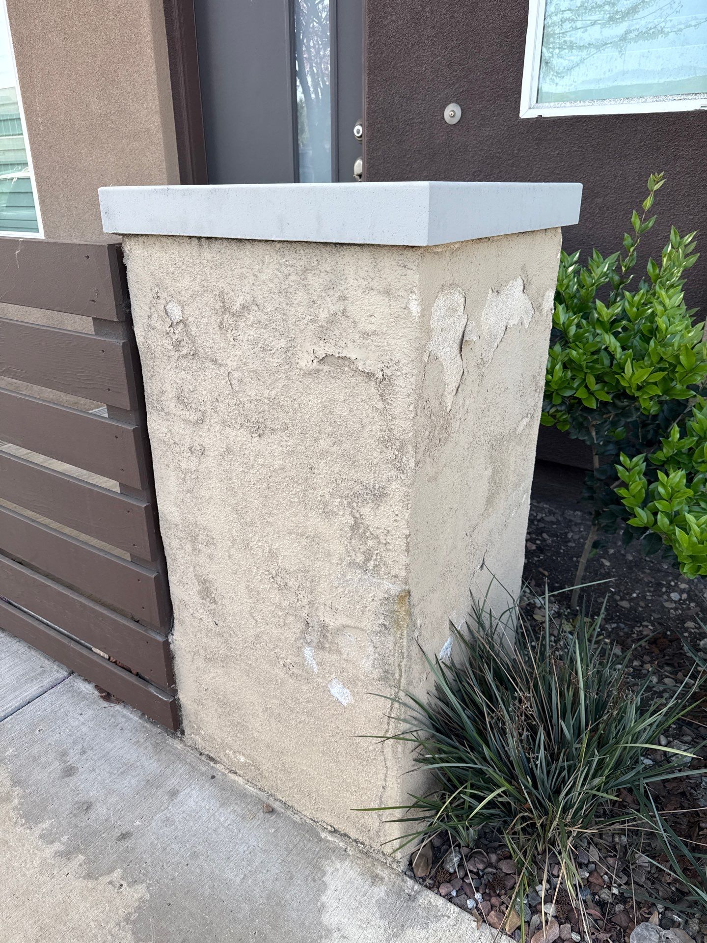 Pillar Stucco Repair in Glendora by One Stop Source