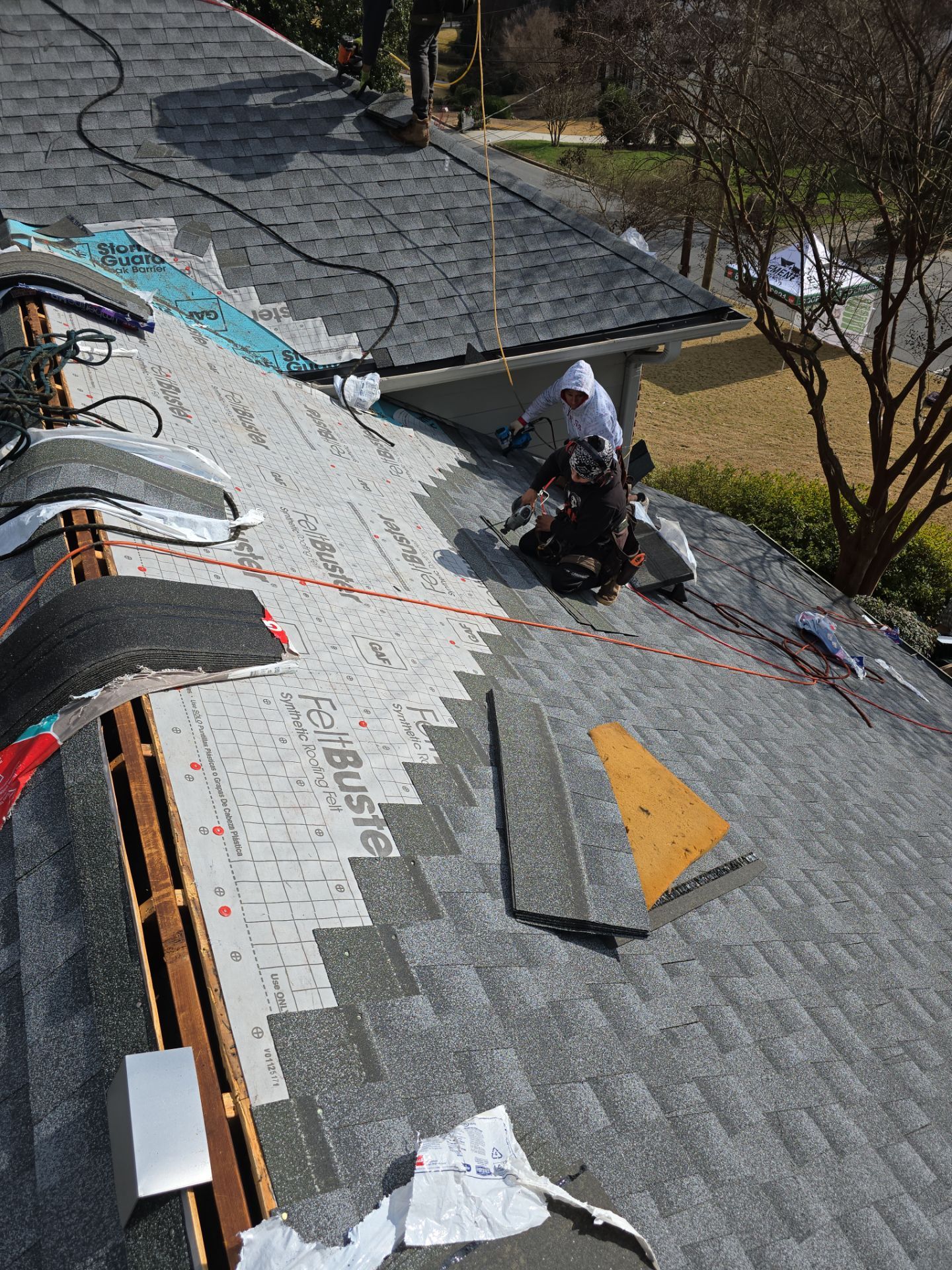 GAF Timberline HDZ in Oyster Grey by Element Pros Roofing, LLC