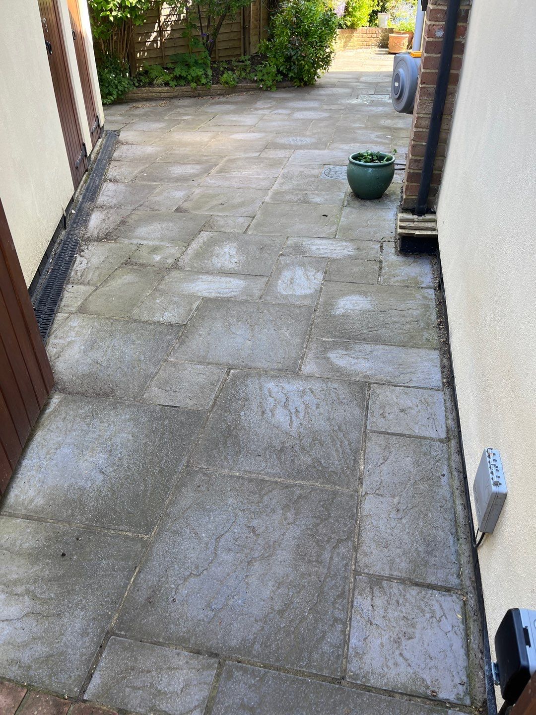 Patio Area Spring Clean using honda 21 ltr/min by Ges Exterior Cleaning ltd