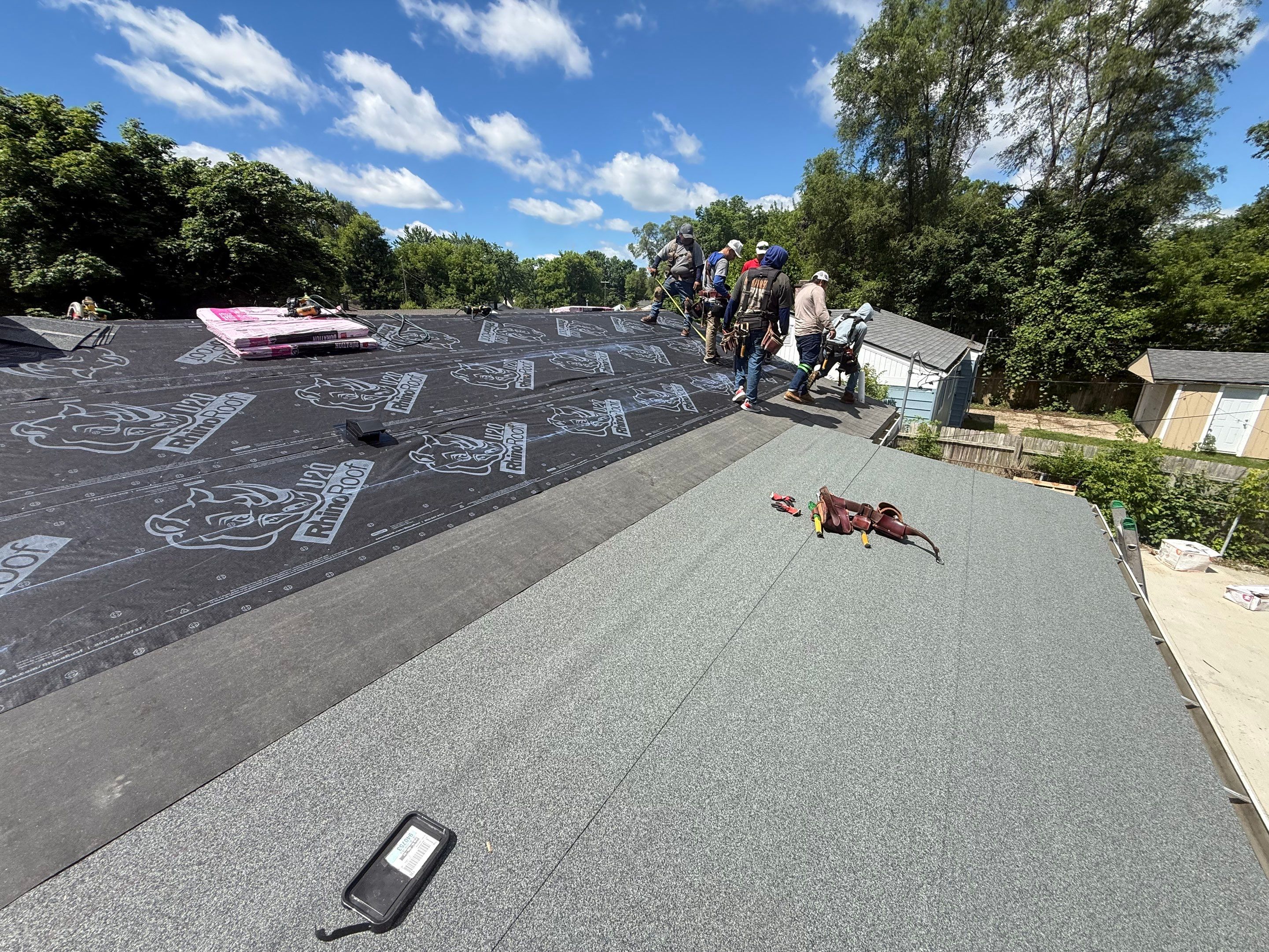 Roof Replacement using Owens Corning Tru Definitions by 180 Contractors
