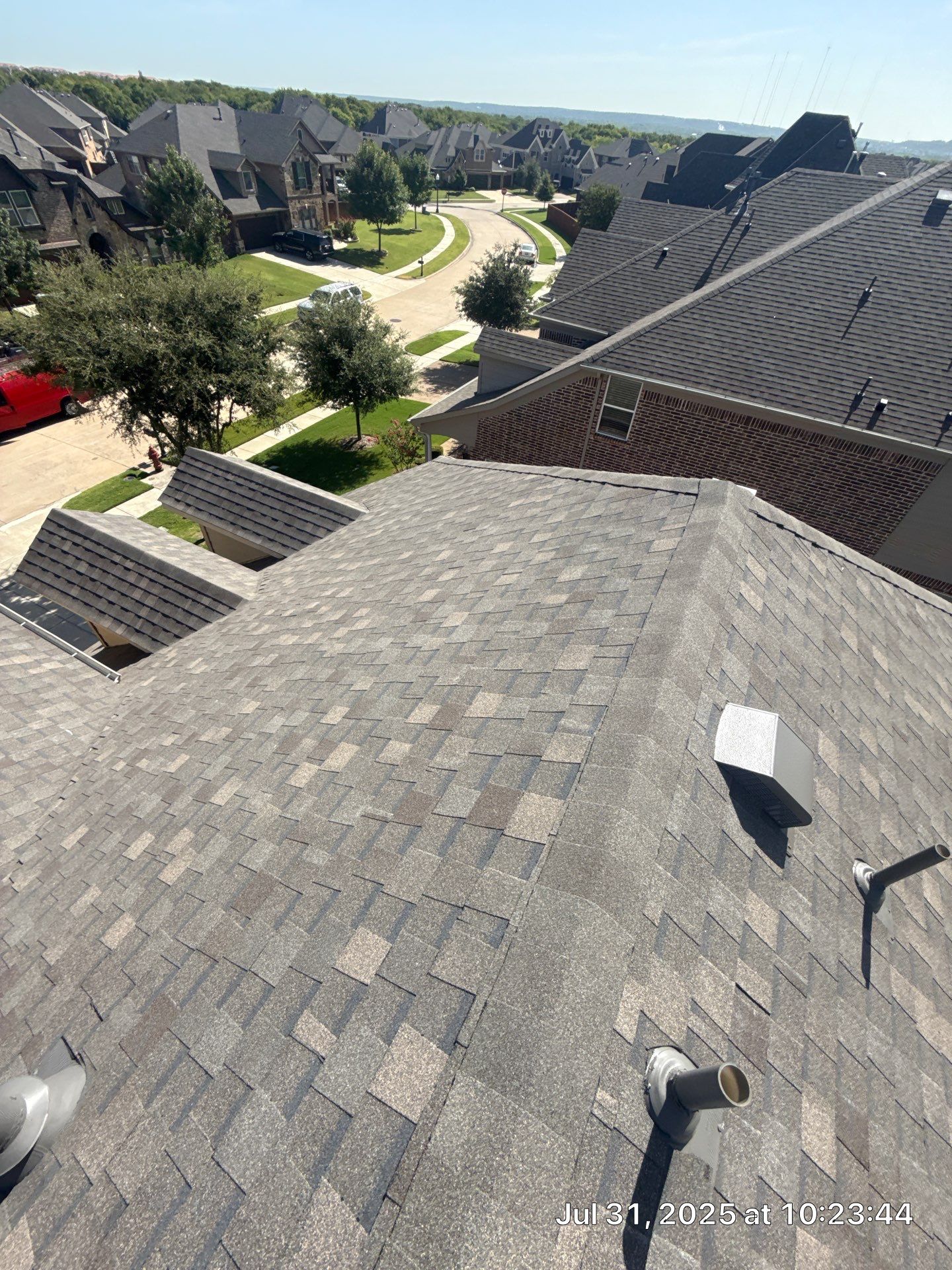 Residential Roof Replacement using ATLAS PROLAM WEATHER WOOD by Elite Roofing LLC