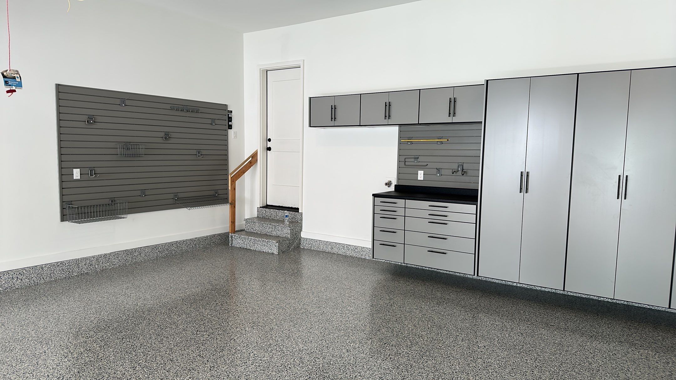Jeanne E. transformed her garage with cabinets and a Banner Garage Floor by Banner Garage