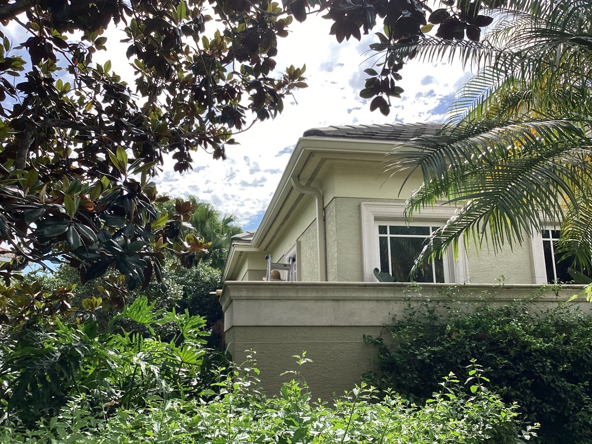 Gutter Project 7 inch seamless gutters using Cameo Gutters in Sarasota FL by Gutter Professors