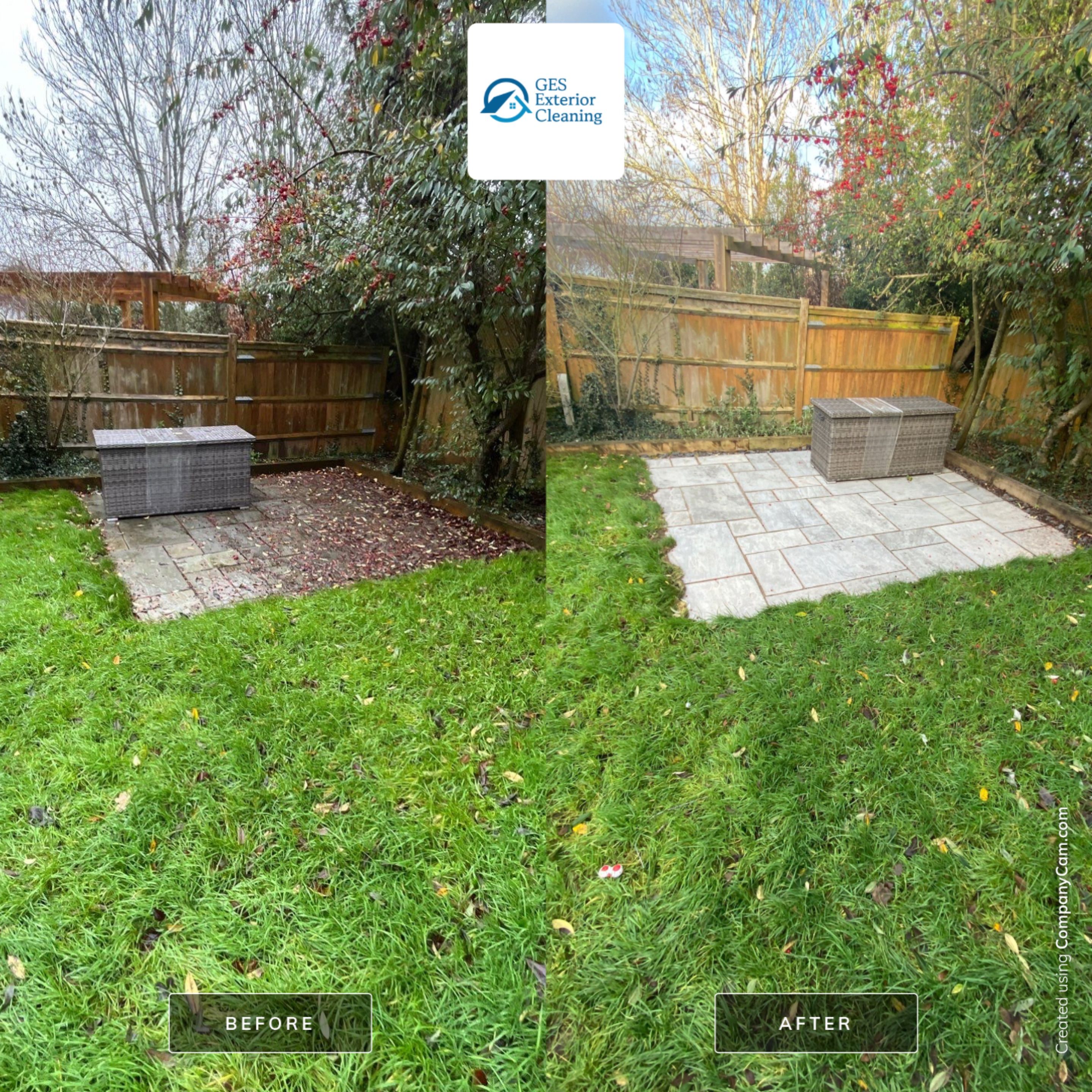 Roof and Patio Cleaning using Honda 15lpm Low Pressure Washing Machine by Ges Exterior Cleaning ltd