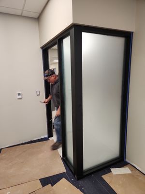 Commercial Storefront Window Install using Storefront