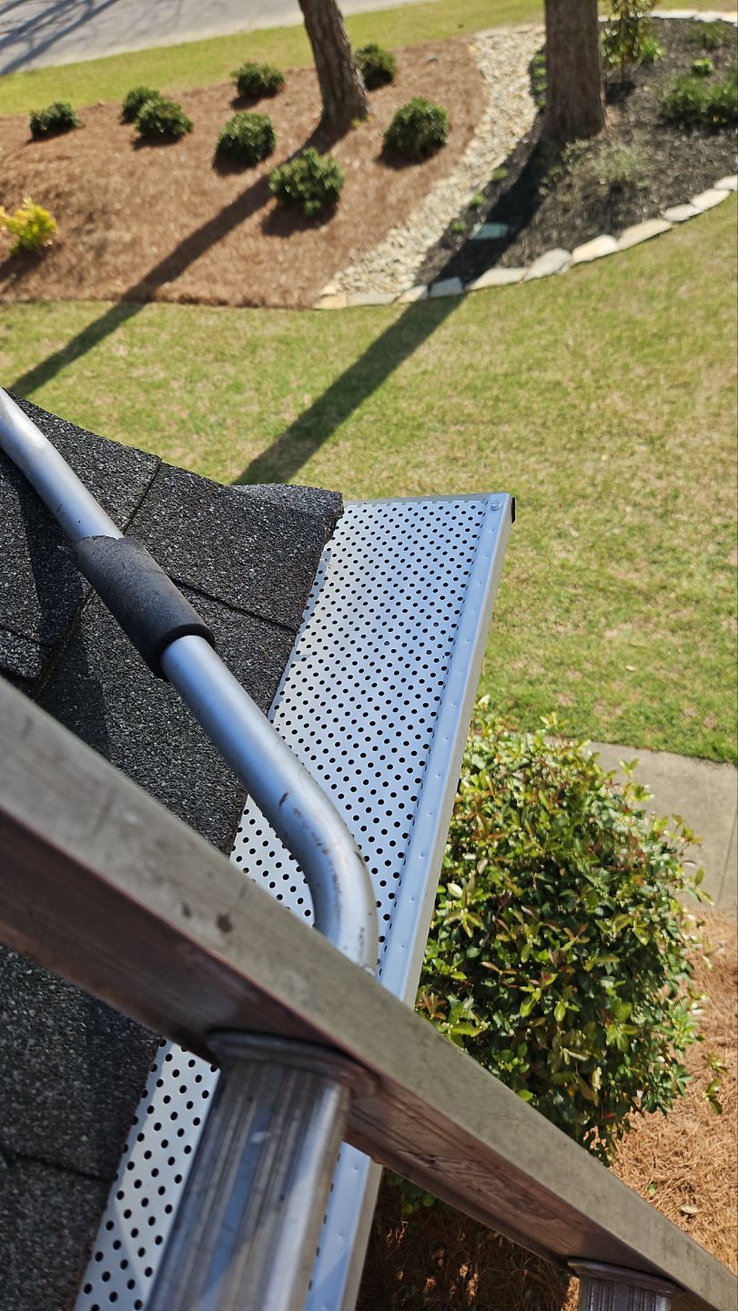 Roof Repair with PermaBoots, Gutter Installation, Cleaning, using 6" Seamless Gutters and Leaf Filter Guards by Indigo State Roofing