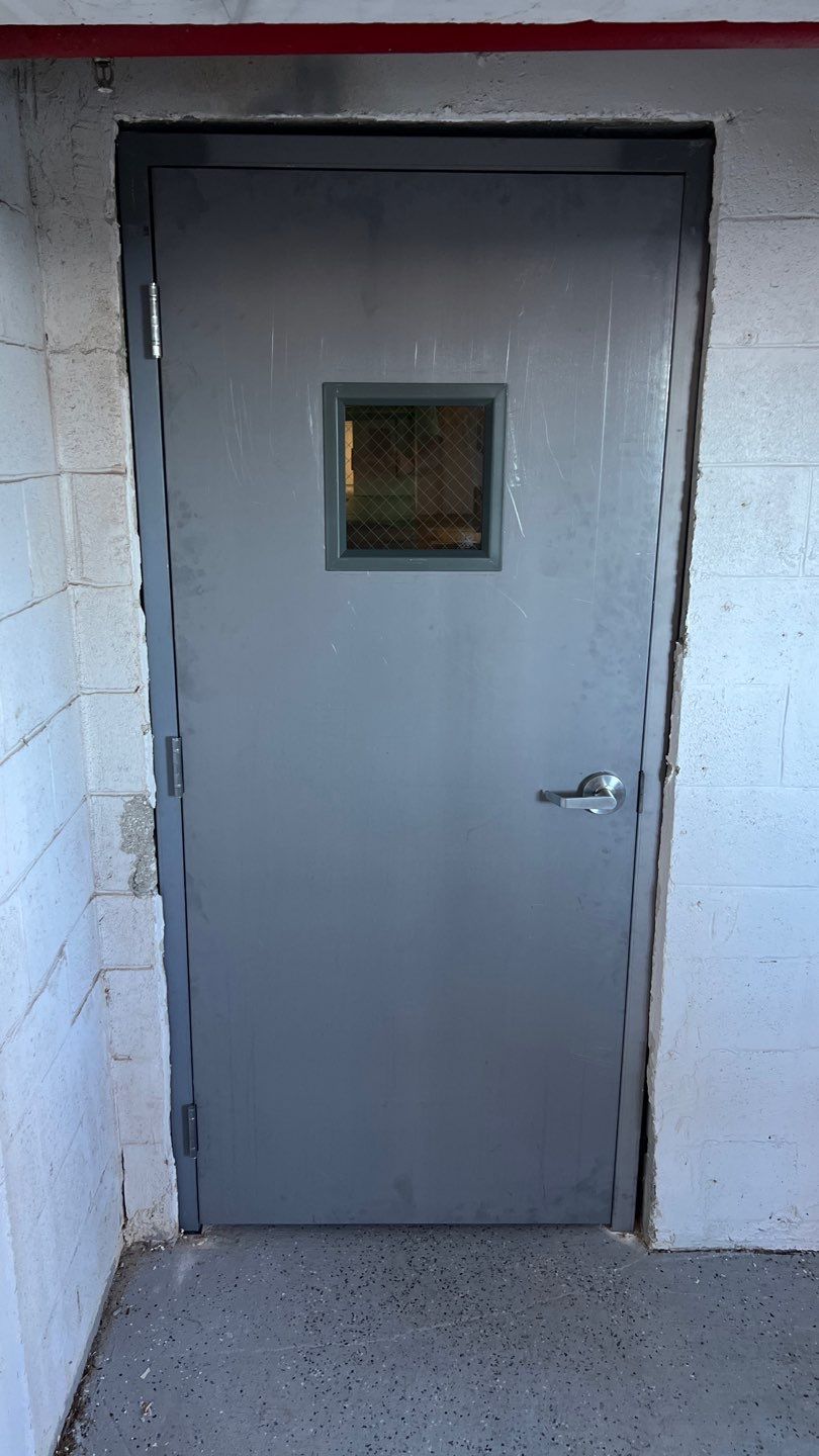 Commercial Stairwell Door Replacement & Hollow Metal Door Retrofit – Pompano Beach High-Rise by The Door Doctor of South Florida, Inc.