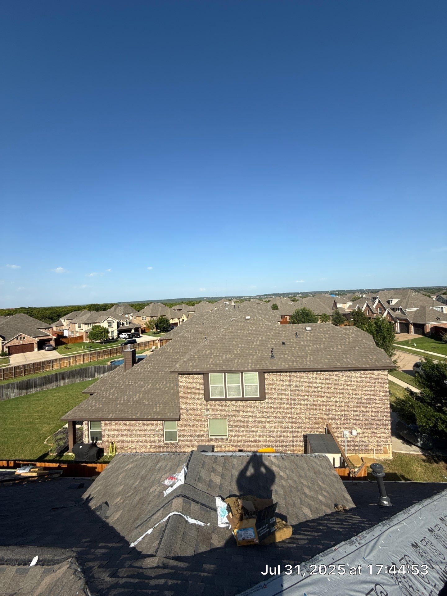 Residential Roof Replacement using ATLAS PROLAM WEATHER WOOD by Elite Roofing LLC