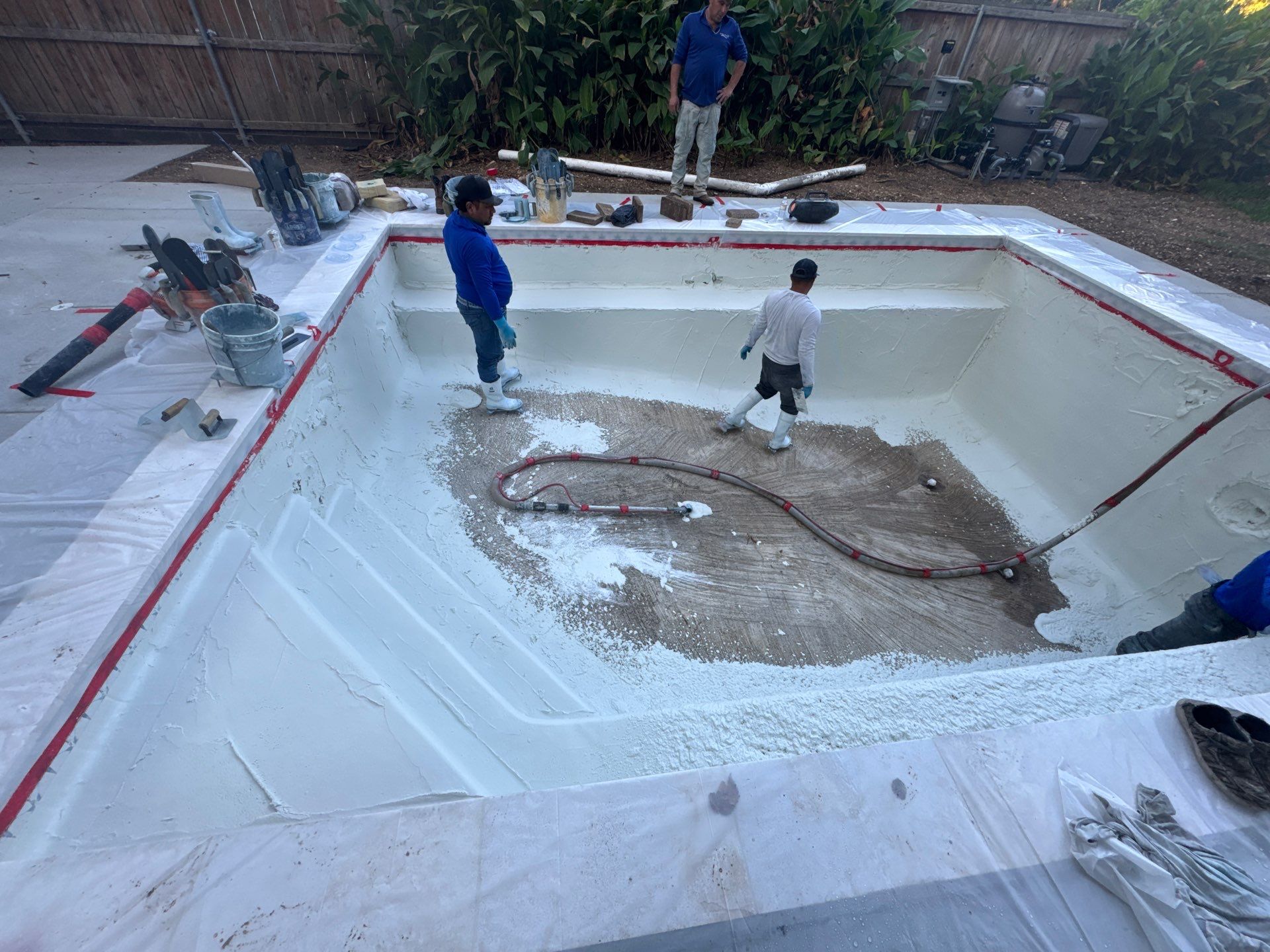 Classic Rectangular Pool Remodel by Pinnacle Pools and Spas - DFW