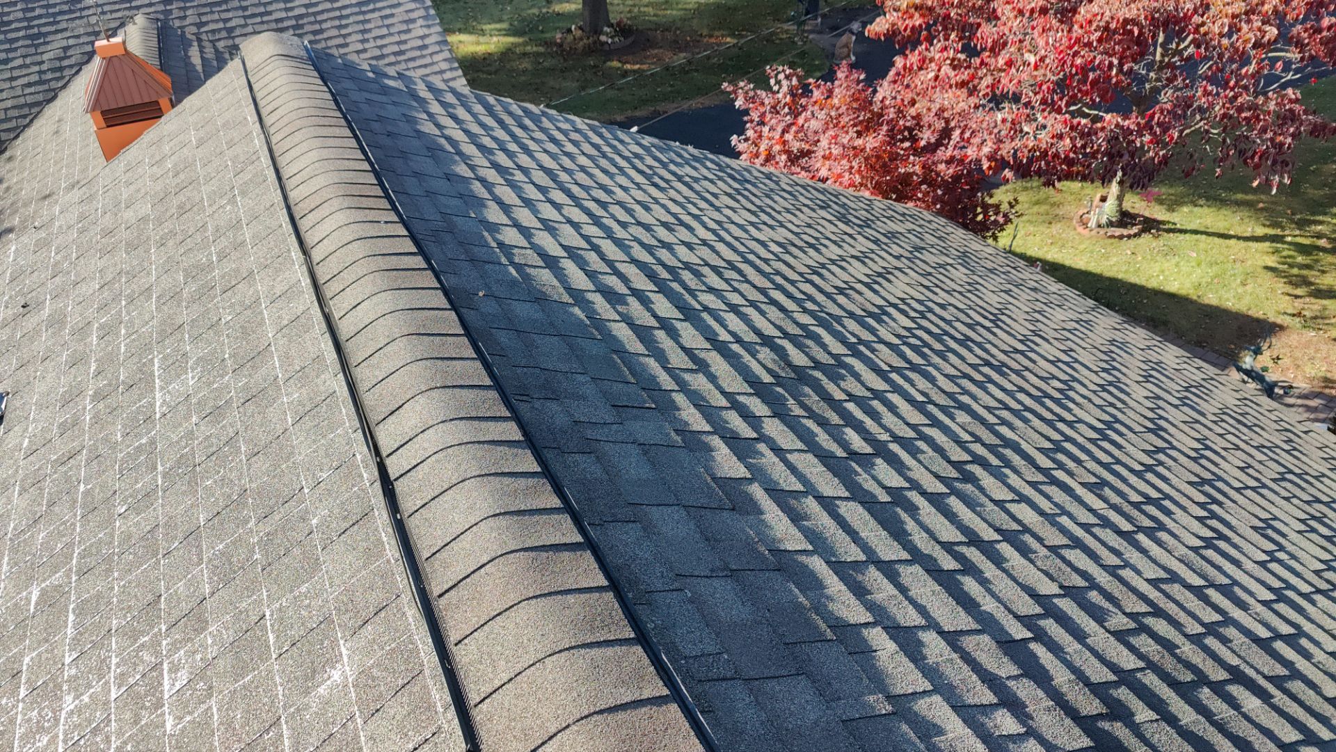 Roof Replacement using Owens Corning Aged Copper by 180 Contractors