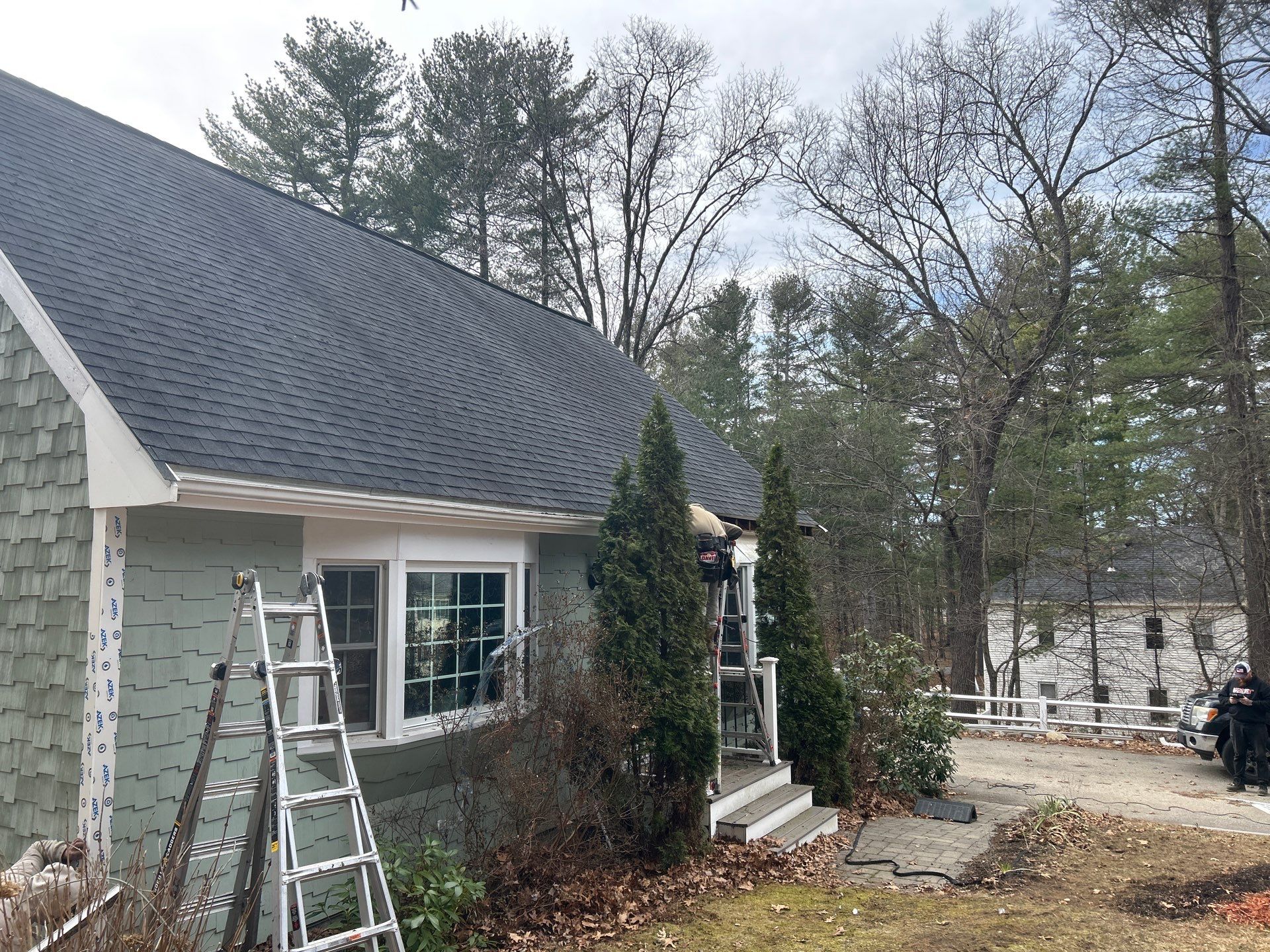 PVC Fascia & Corner Board Replacement — Billerica, MA by Mighty Dog Roofing of Greater Middlesex County