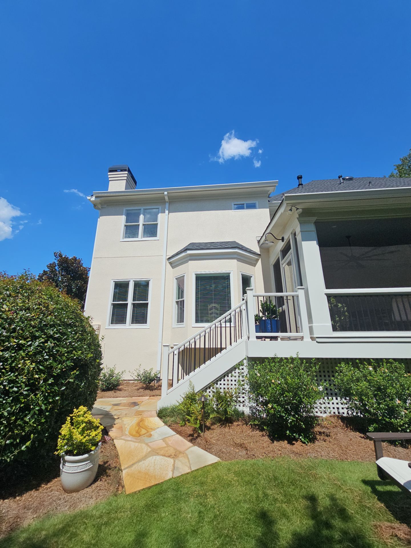 Exterior Transformation in Jonhs Creek by Atlanta's Paint Doctor