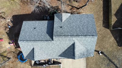 Residential Roof + Gutters & Downspouts Install