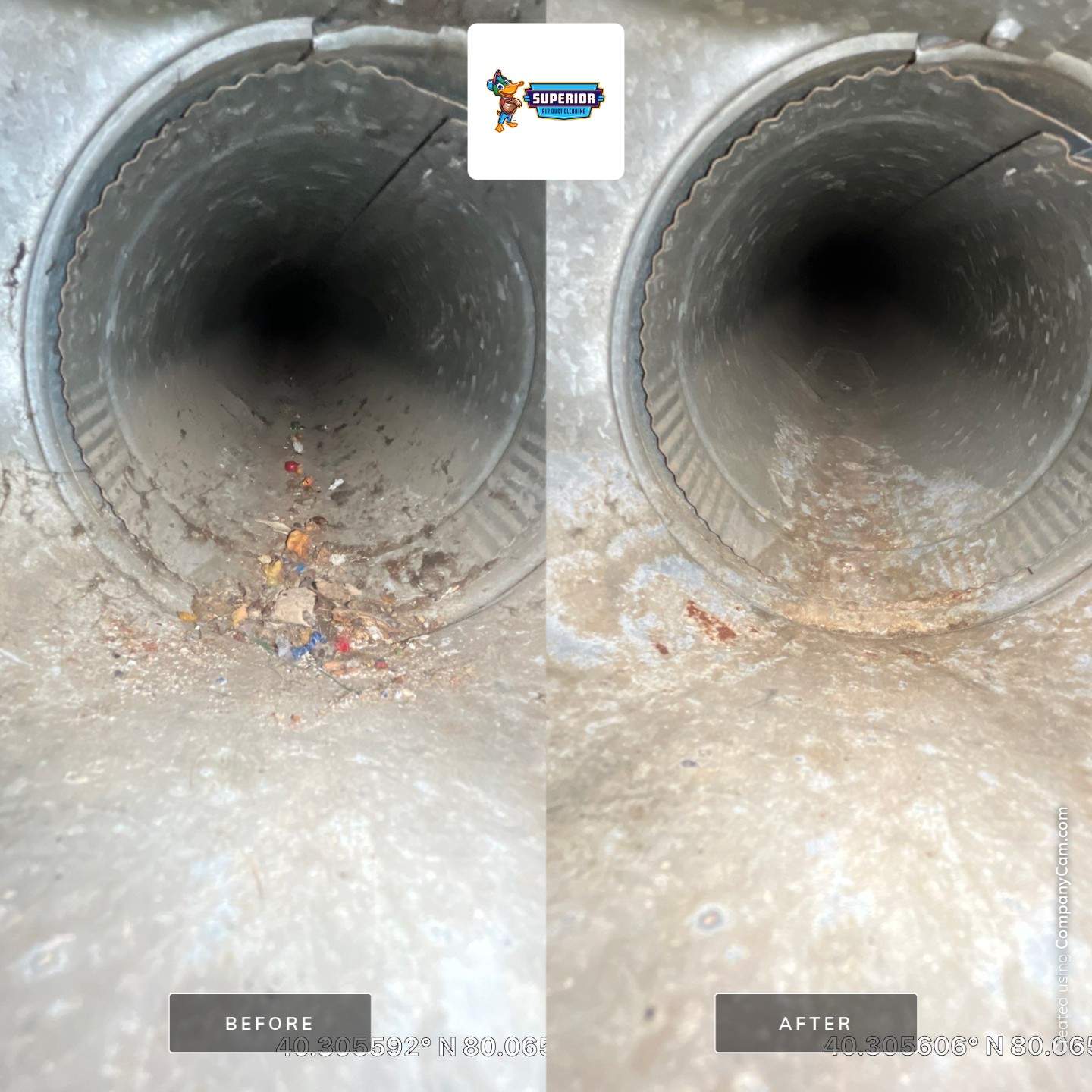 Air Duct & Dryer Vent Cleaning With a Vacuum Truck in Bethel Park, PA by Superior Air Duct Cleaning