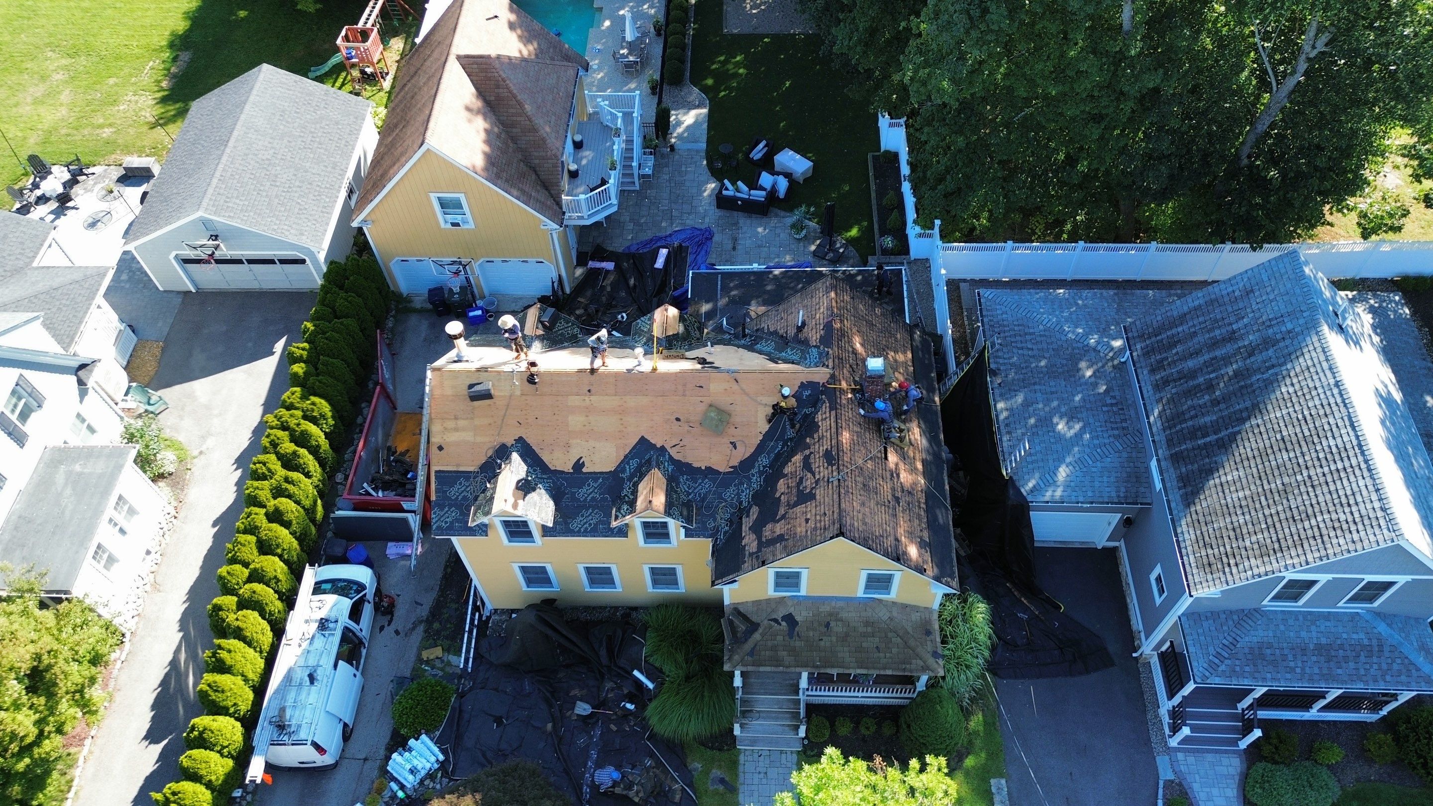 Roof & EPDM Flat Roof Installation – Andover, MA by Mighty Dog Roofing of Greater Middlesex County