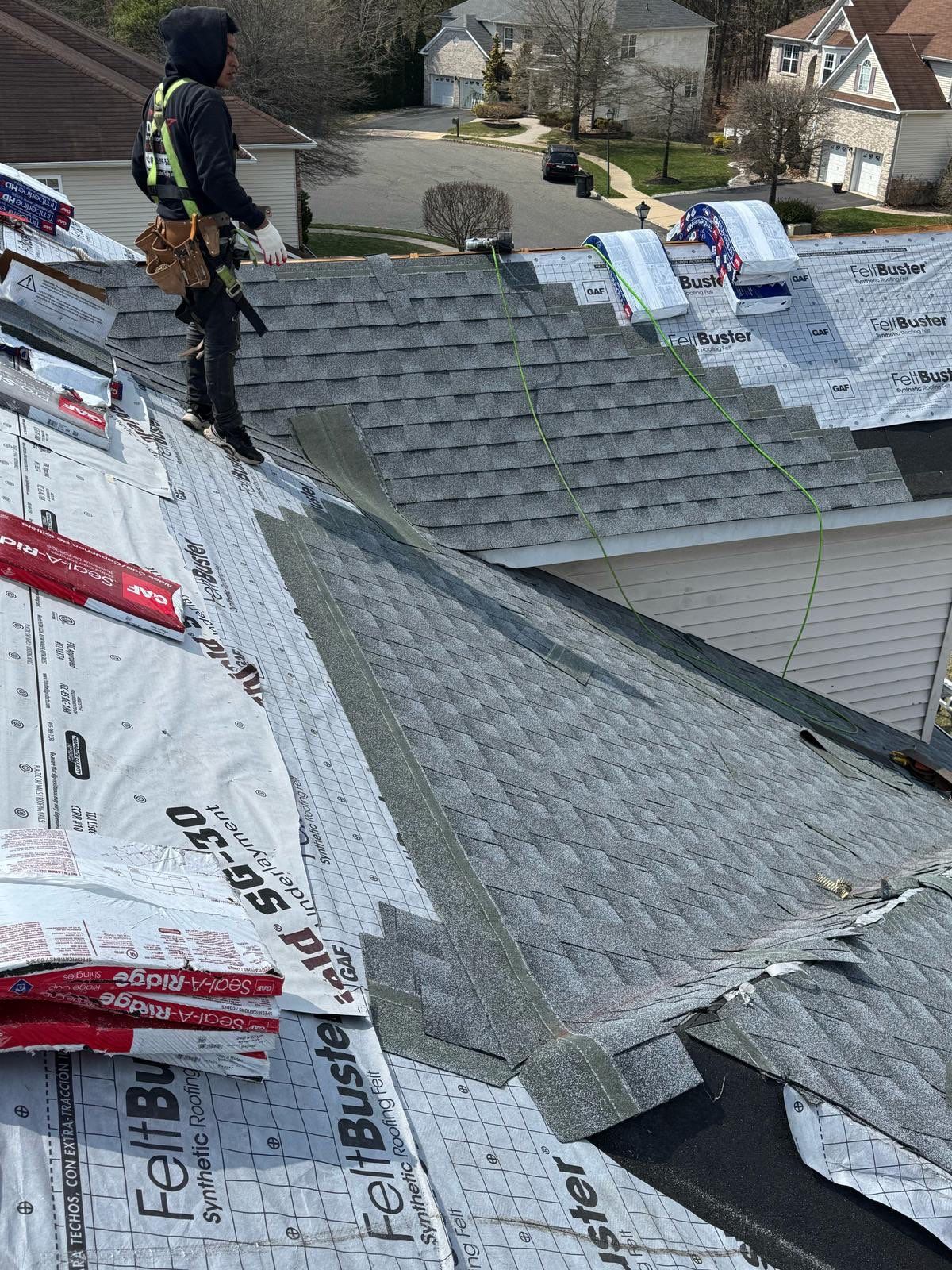 Project in Morganville, NJ by Tony's Roofing