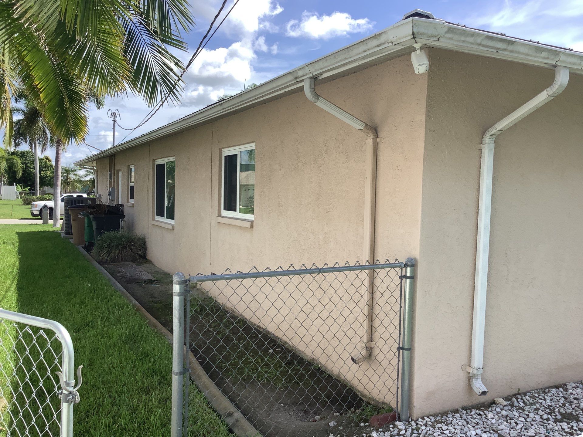 Seamless Gutters for Buildings in Cape Coral FL by Gutter Professors