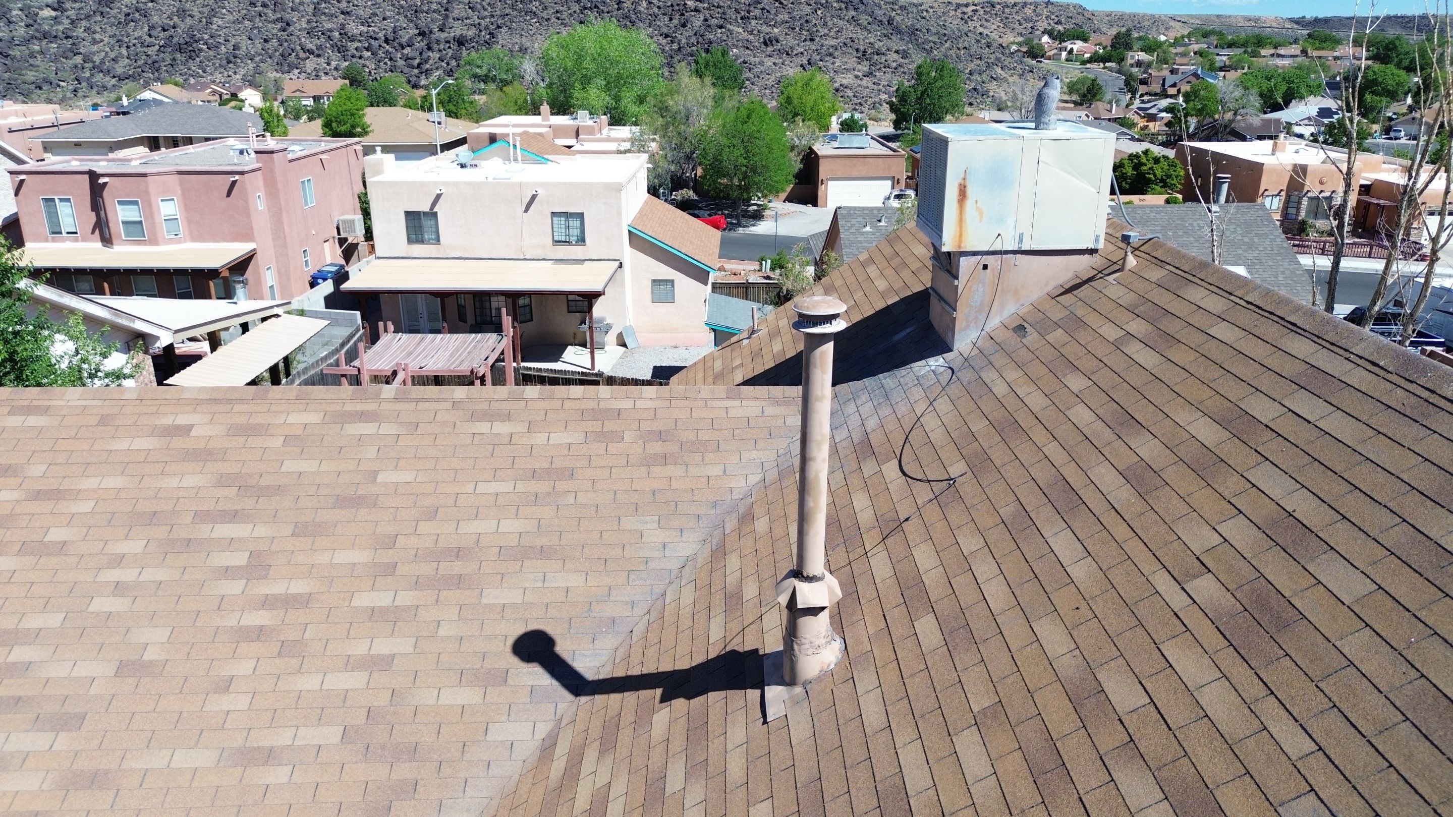 Northwest Albuquerque Residential Shingle Replacement and Gutter Repair by Doyle Roof Masters Inc